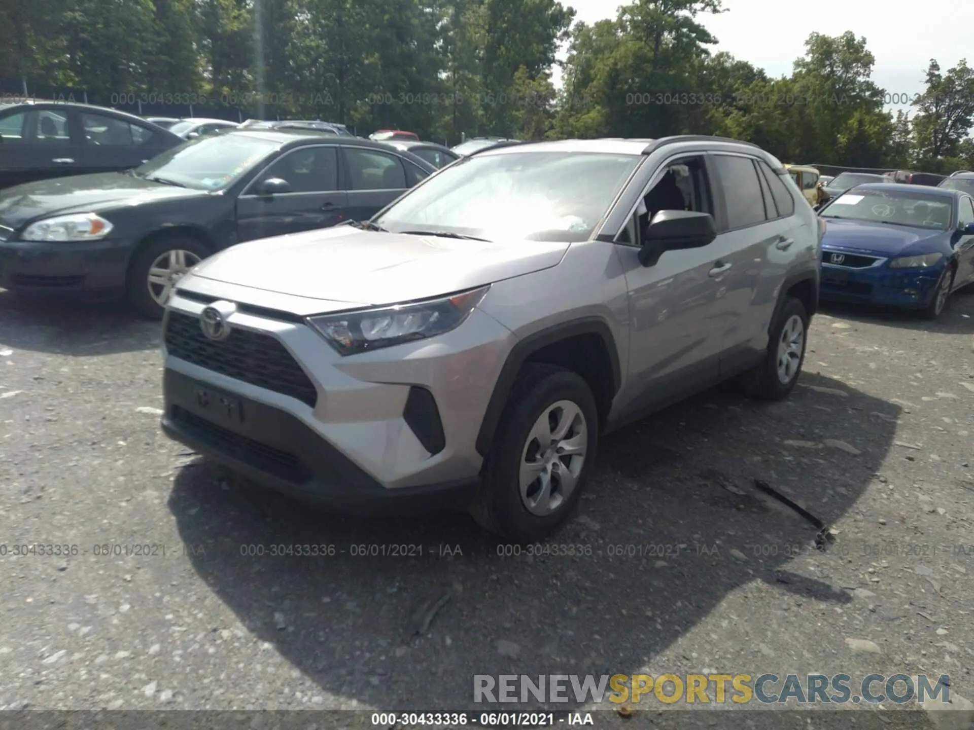 2 Photograph of a damaged car 2T3F1RFV6MW151408 TOYOTA RAV4 2021