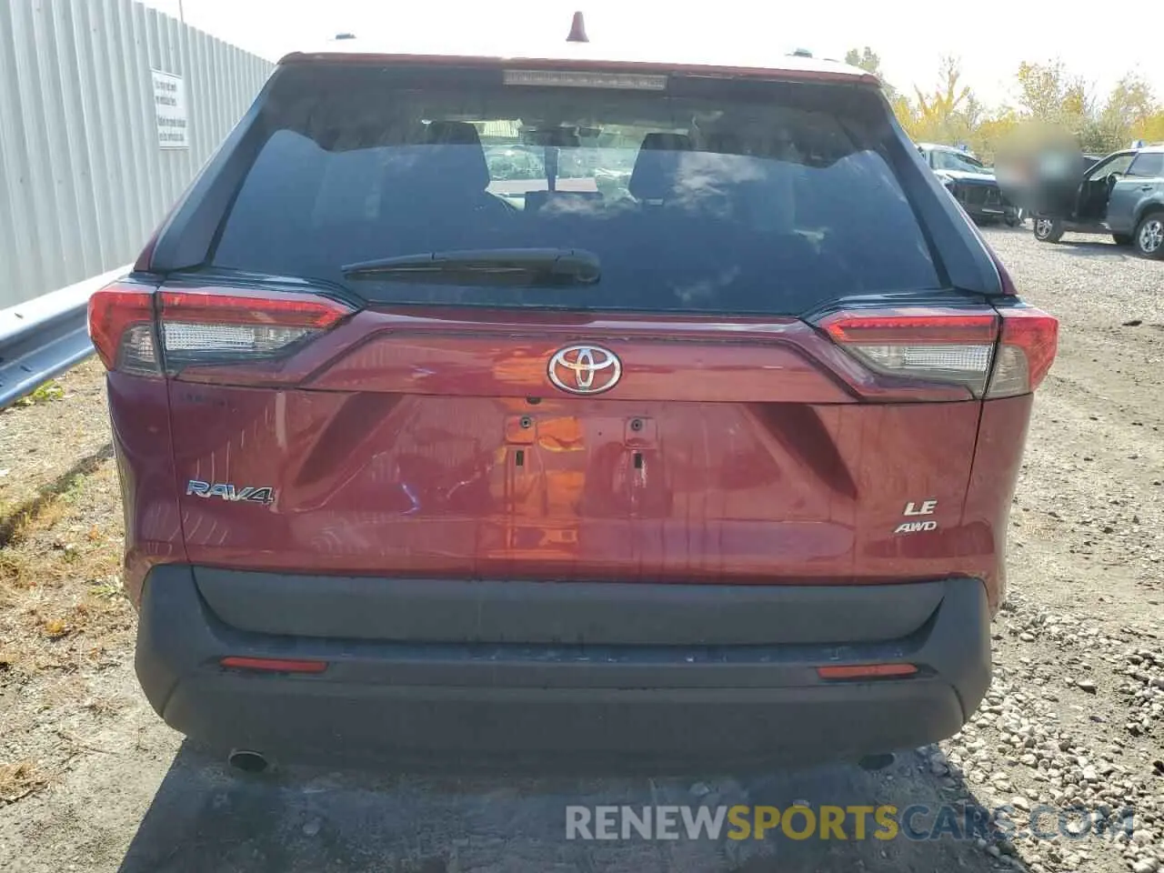 6 Photograph of a damaged car 2T3F1RFV6MW200347 TOYOTA RAV4 2021