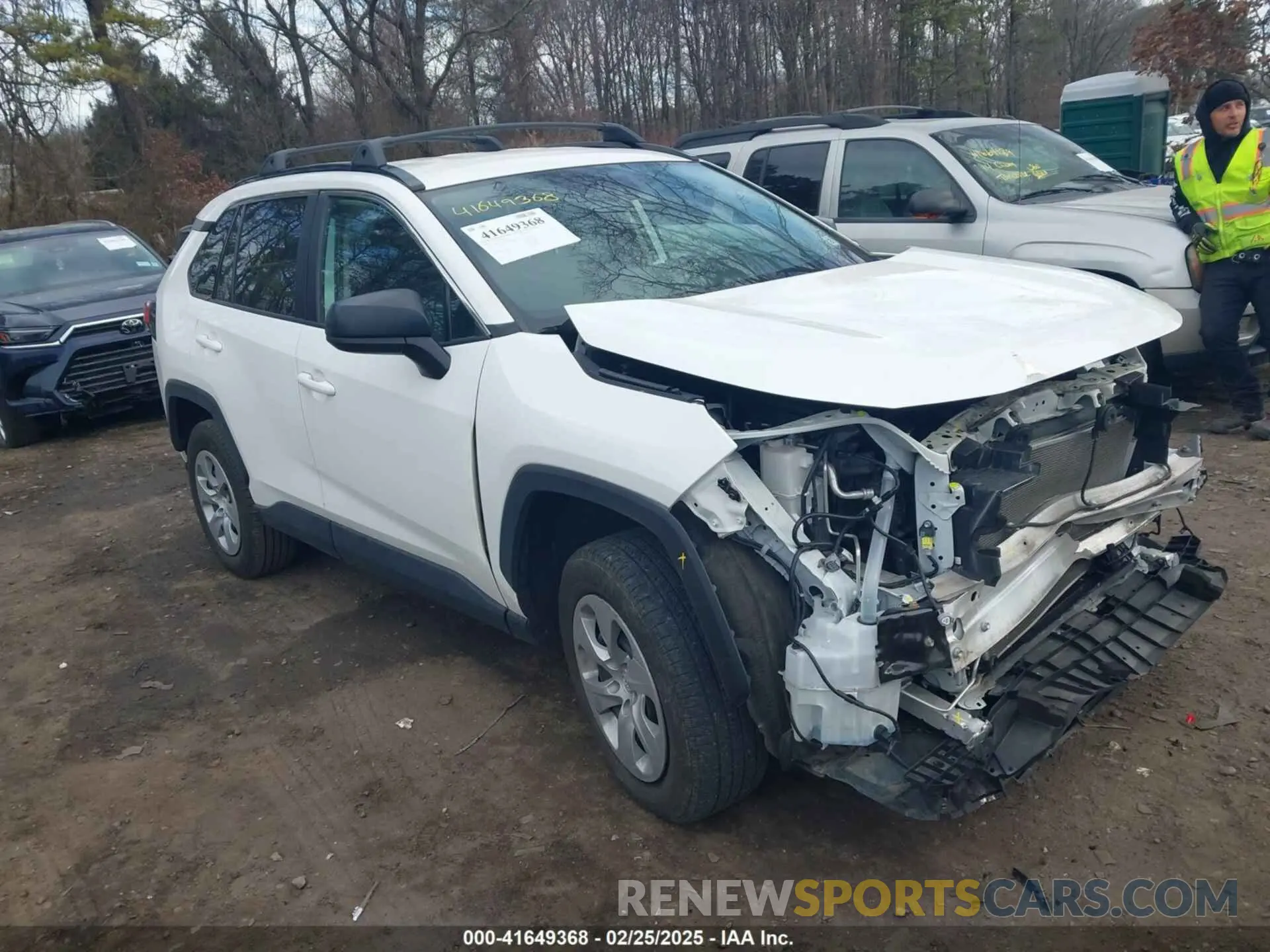1 Photograph of a damaged car 2T3F1RFV7MC244892 TOYOTA RAV4 2021
