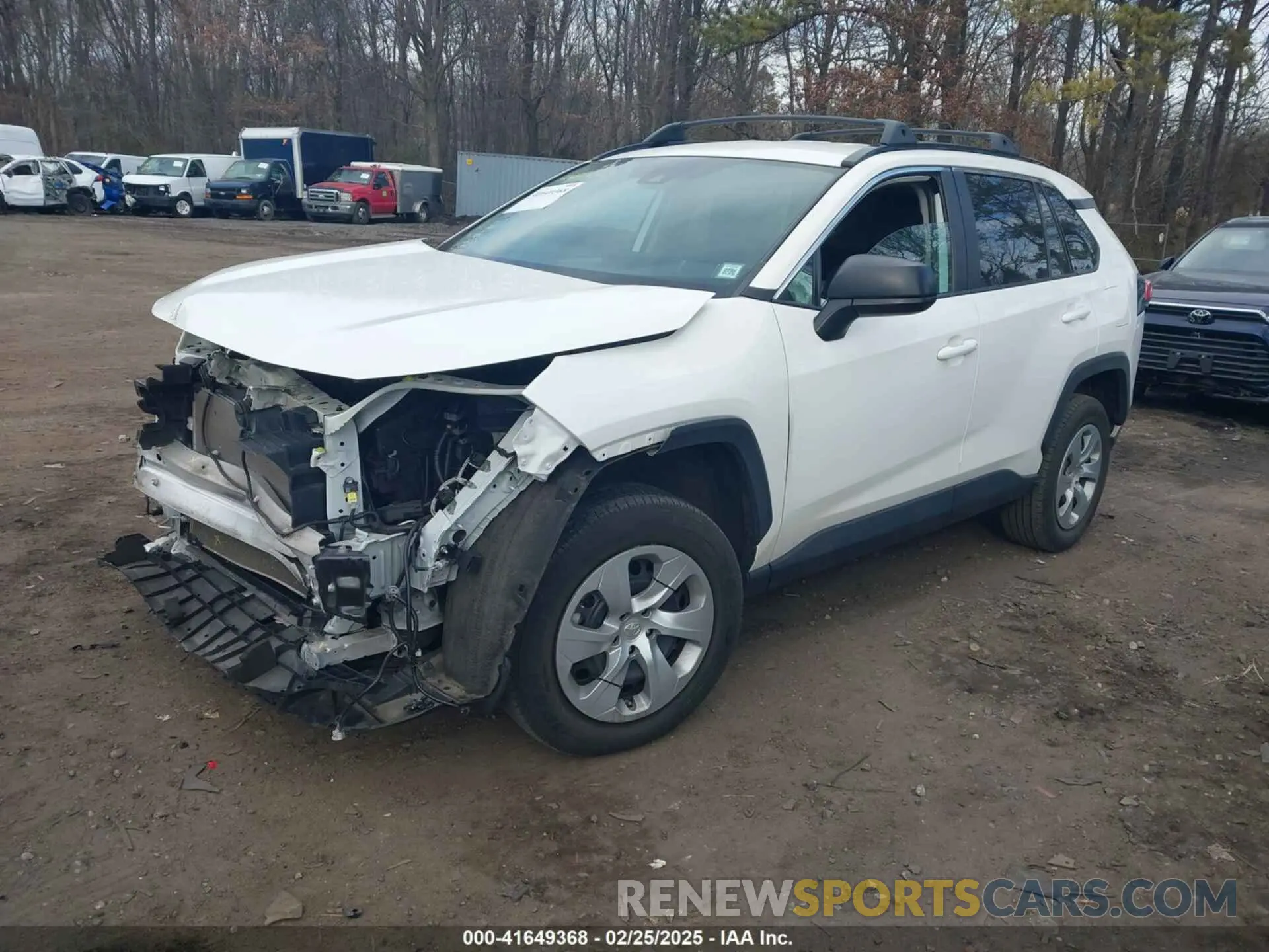 2 Photograph of a damaged car 2T3F1RFV7MC244892 TOYOTA RAV4 2021