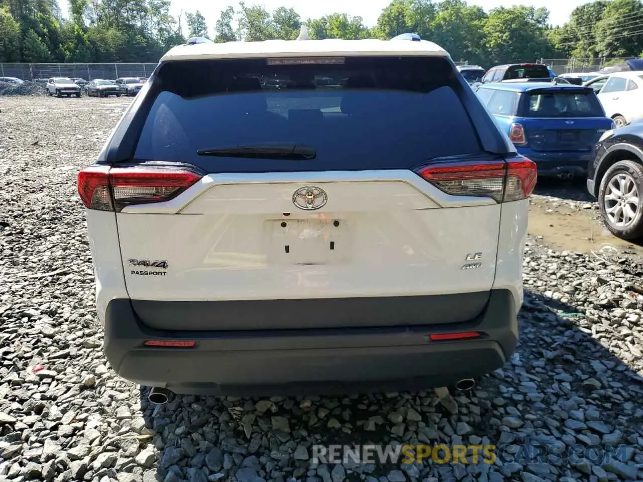 6 Фотография поврежденного автомобиля 2T3F1RFV7MW206769 TOYOTA RAV4 2021