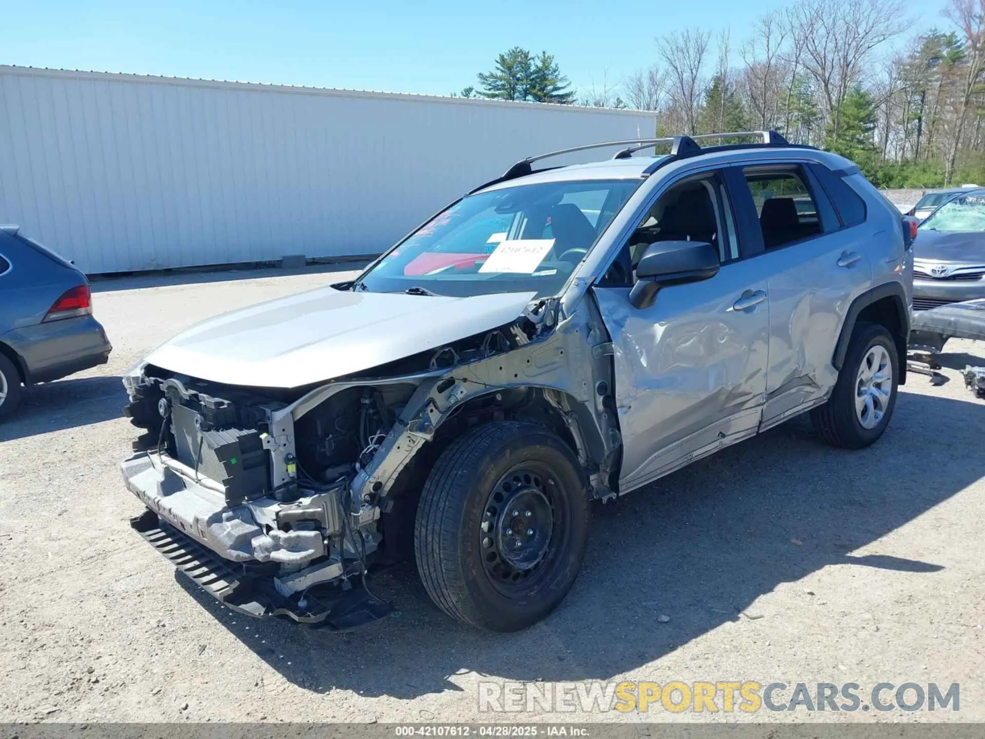 2 Photograph of a damaged car 2T3F1RFV7MW238816 TOYOTA RAV4 2021