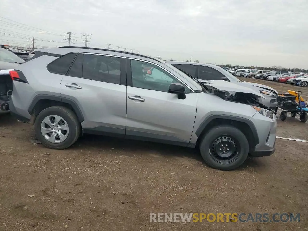 4 Фотография поврежденного автомобиля 2T3F1RFV8MW193370 TOYOTA RAV4 2021