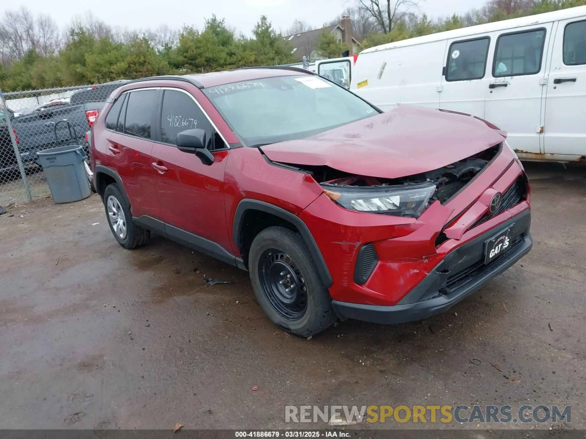 1 Photograph of a damaged car 2T3F1RFV8MW200608 TOYOTA RAV4 2021