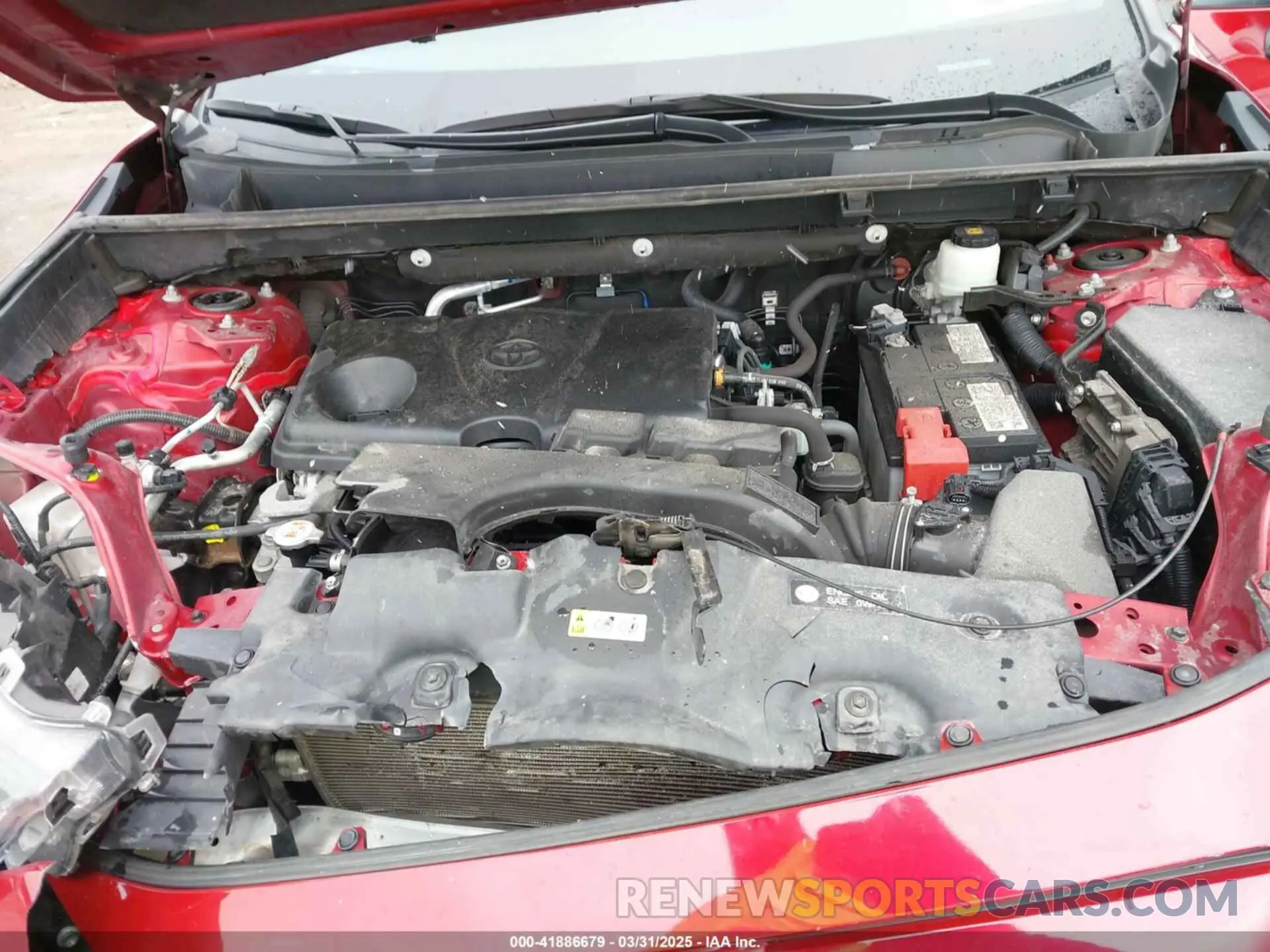 10 Photograph of a damaged car 2T3F1RFV8MW200608 TOYOTA RAV4 2021