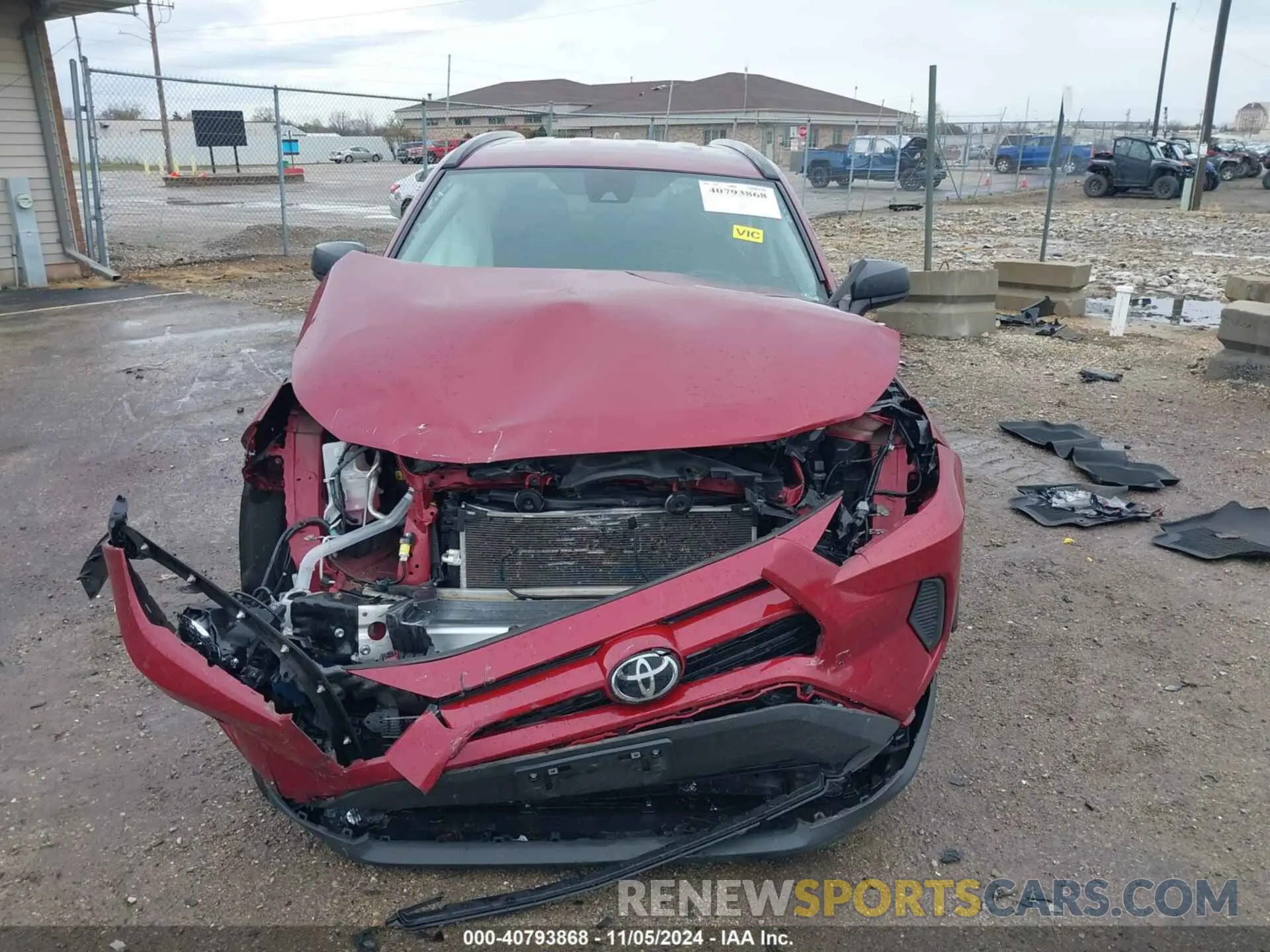 13 Photograph of a damaged car 2T3F1RFV9MW176822 TOYOTA RAV4 2021