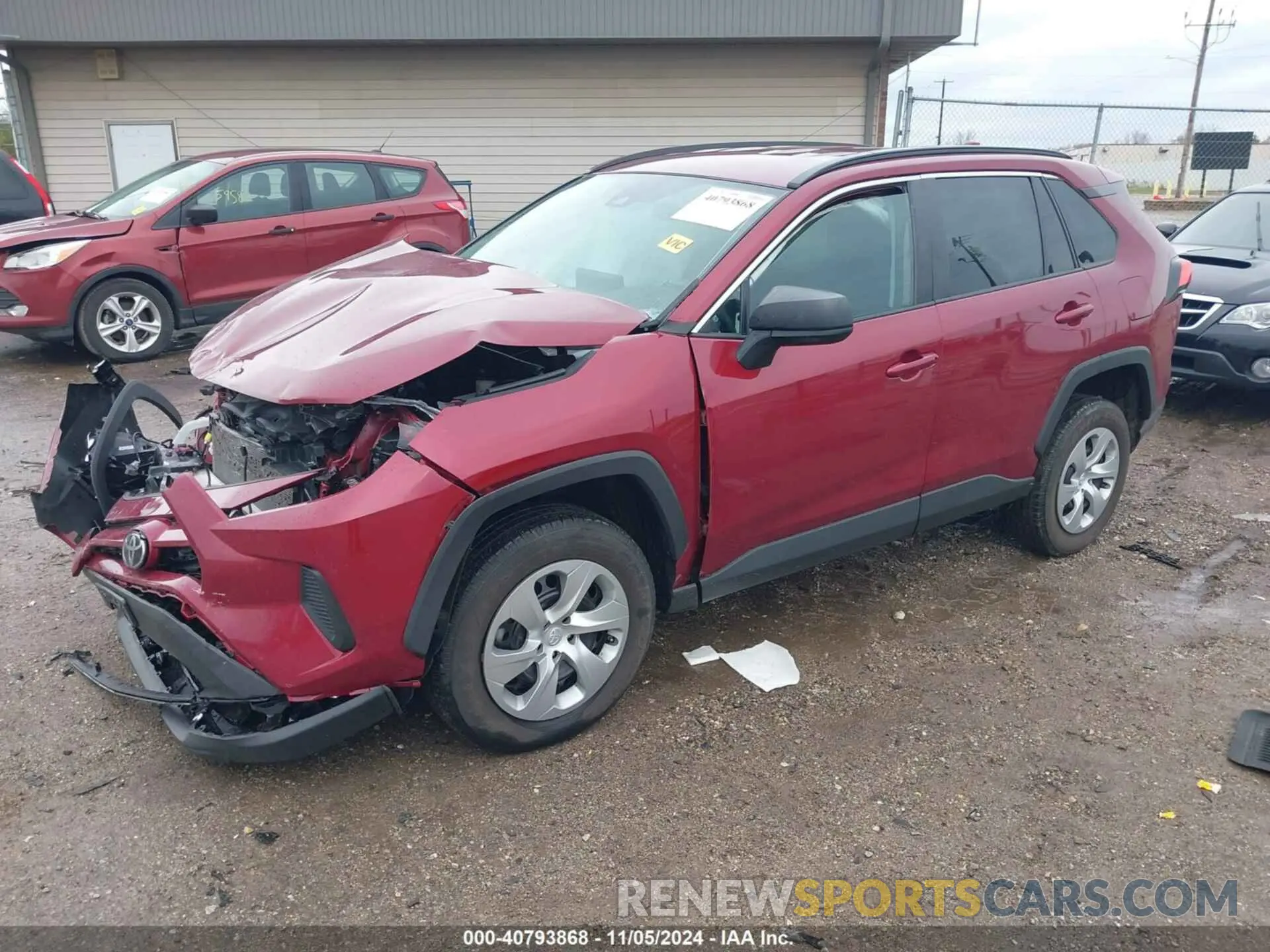 2 Photograph of a damaged car 2T3F1RFV9MW176822 TOYOTA RAV4 2021