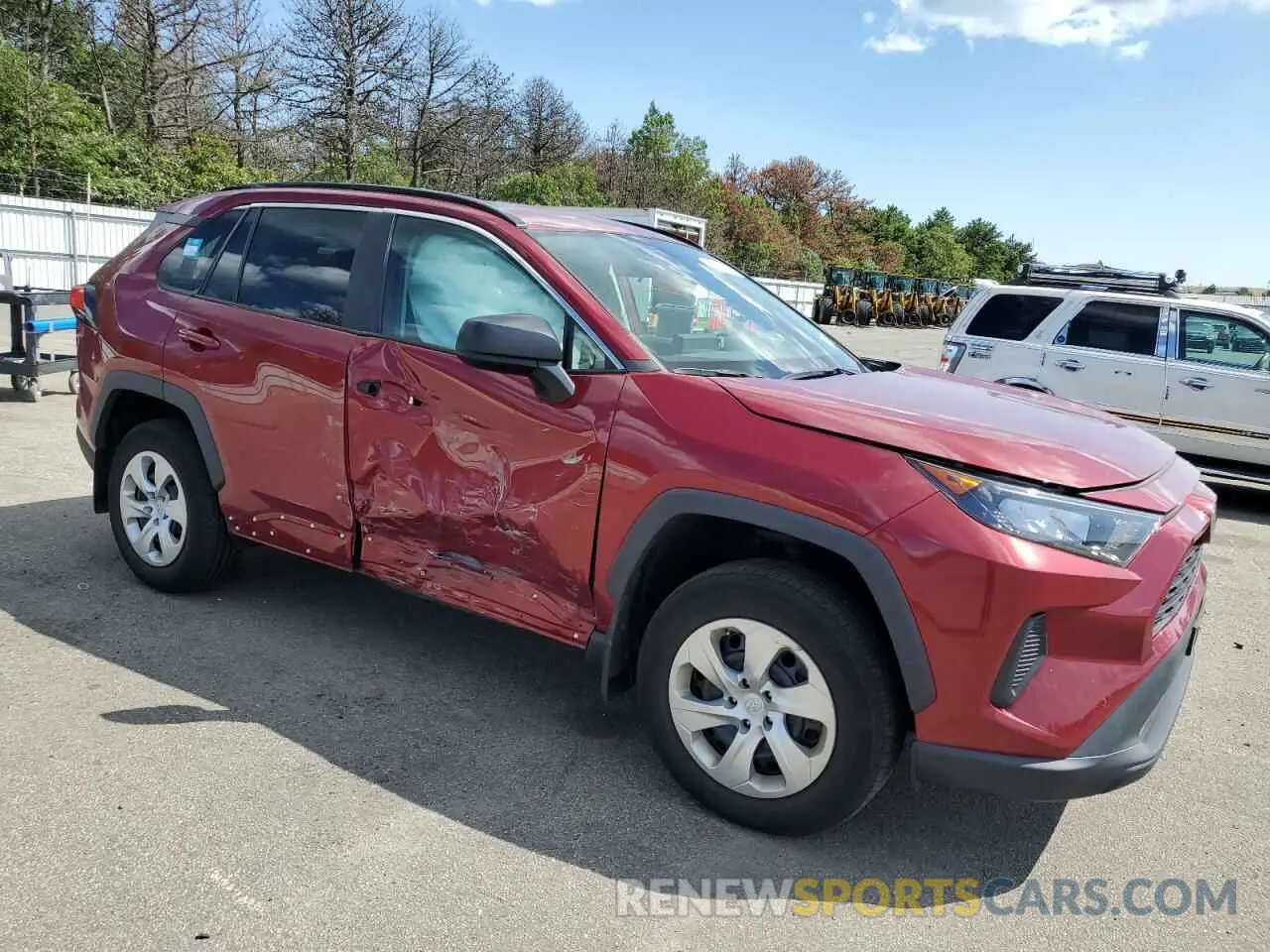 4 Photograph of a damaged car 2T3F1RFV9MW234878 TOYOTA RAV4 2021