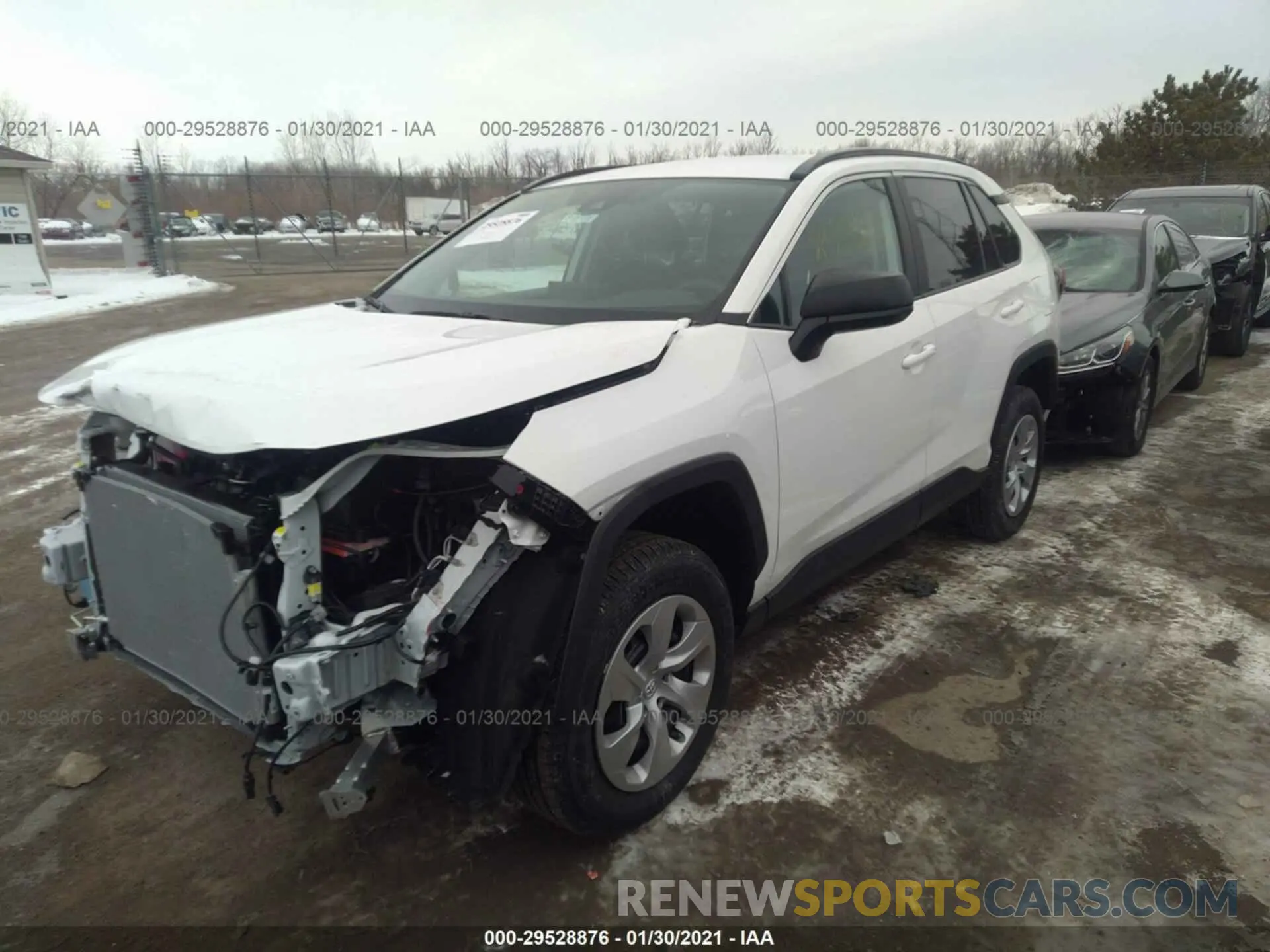2 Photograph of a damaged car 2T3F1RFVXMC143474 TOYOTA RAV4 2021