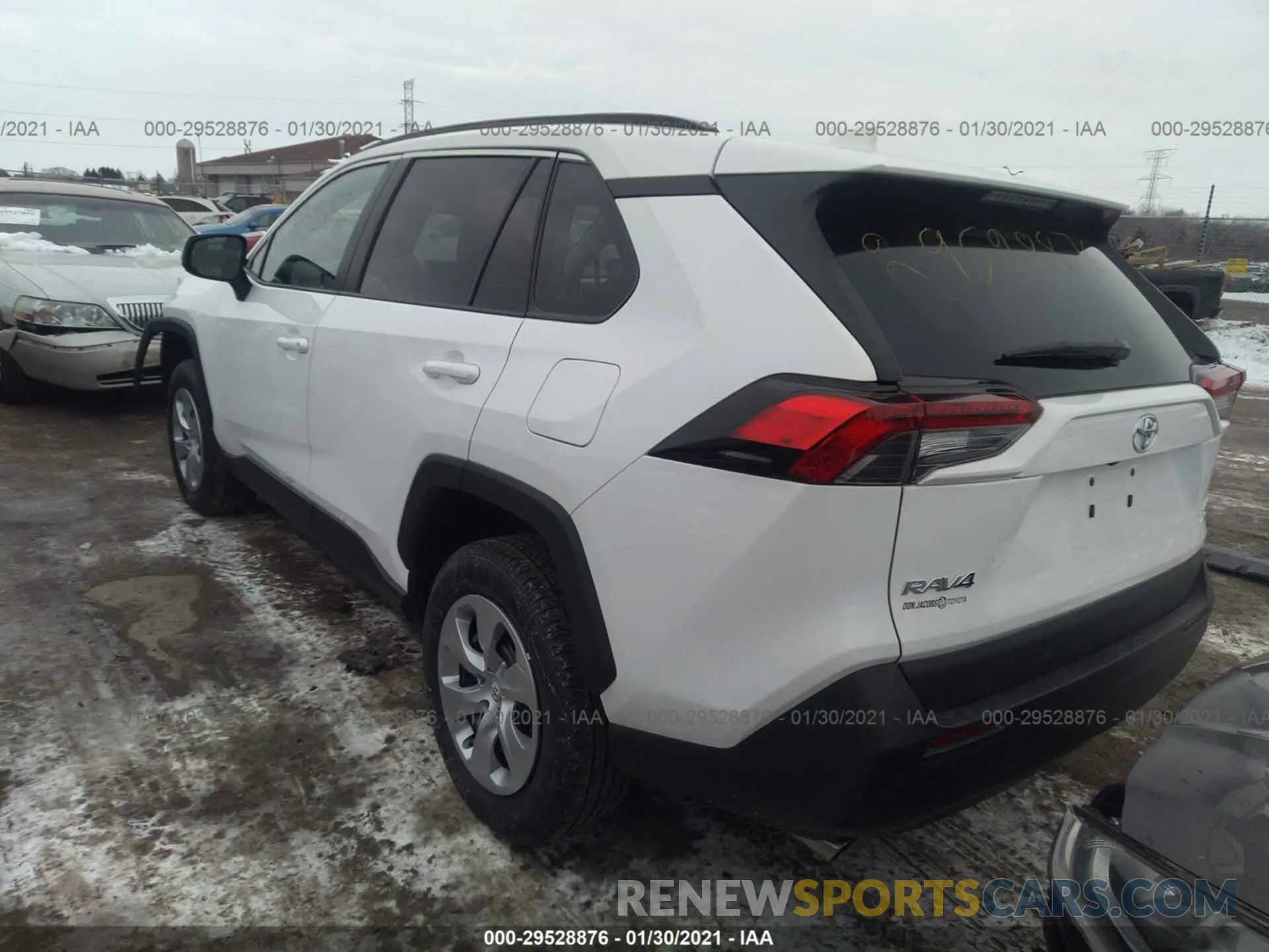 3 Photograph of a damaged car 2T3F1RFVXMC143474 TOYOTA RAV4 2021