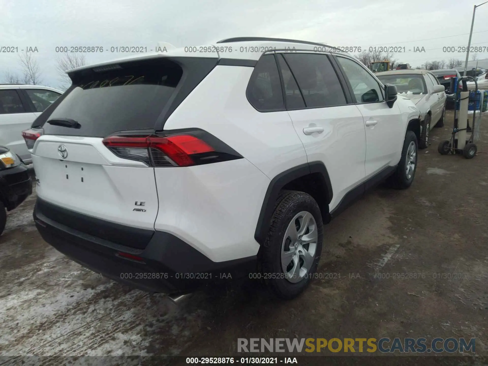 4 Photograph of a damaged car 2T3F1RFVXMC143474 TOYOTA RAV4 2021