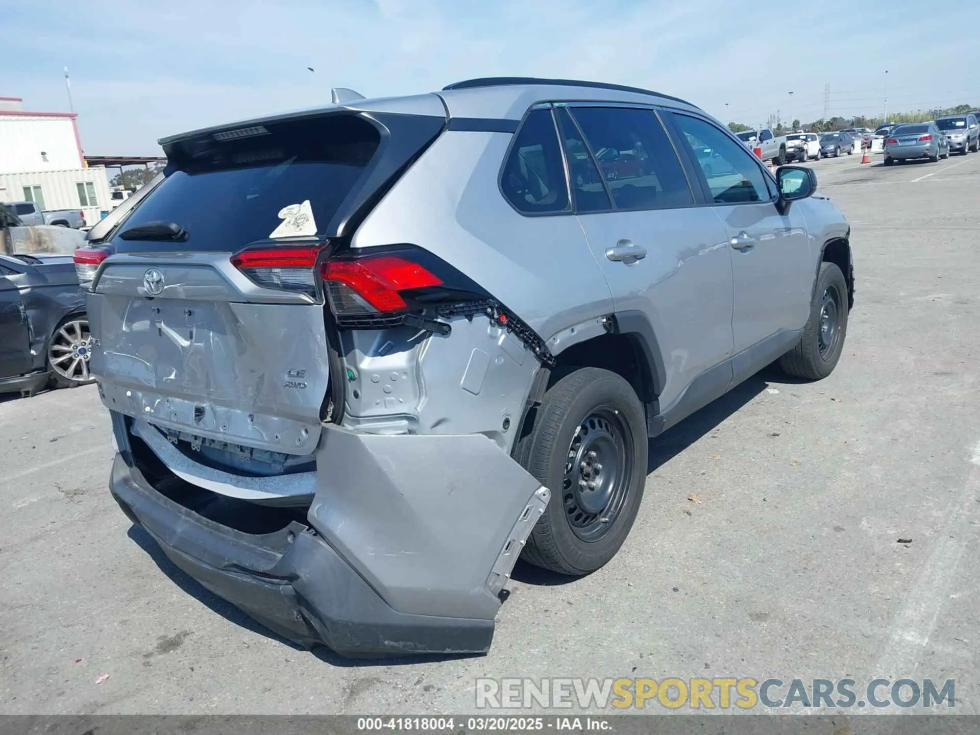 4 Фотография поврежденного автомобиля 2T3F1RFVXMC196157 TOYOTA RAV4 2021