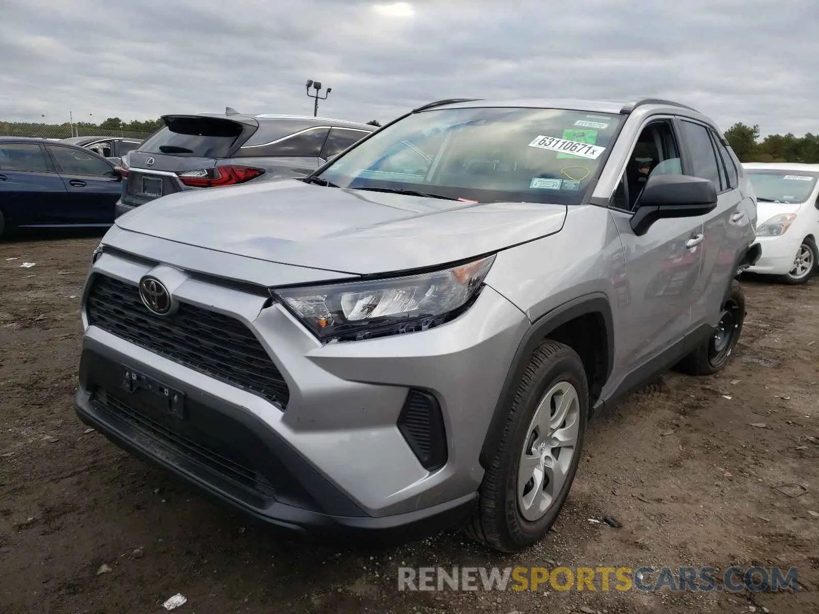 2 Фотография поврежденного автомобиля 2T3F1RFVXMC208159 TOYOTA RAV4 2021