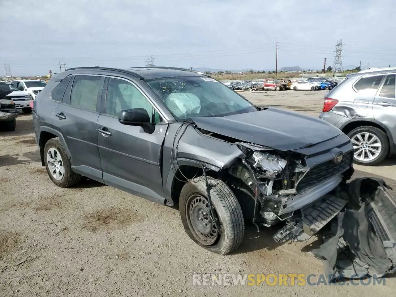 4 Photograph of a damaged car 2T3F1RFVXMC212552 TOYOTA RAV4 2021