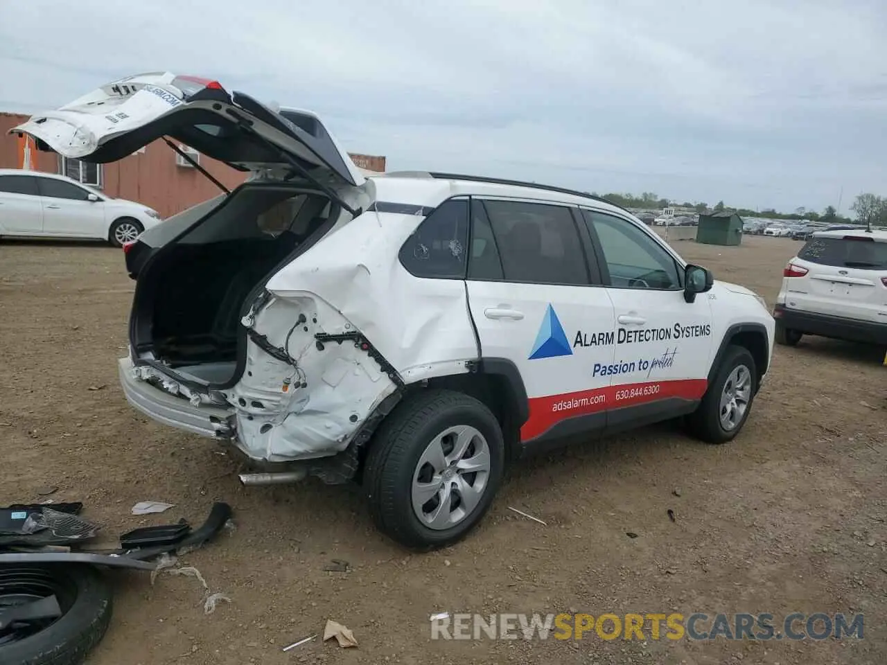 3 Фотография поврежденного автомобиля 2T3F1RFVXMC223647 TOYOTA RAV4 2021