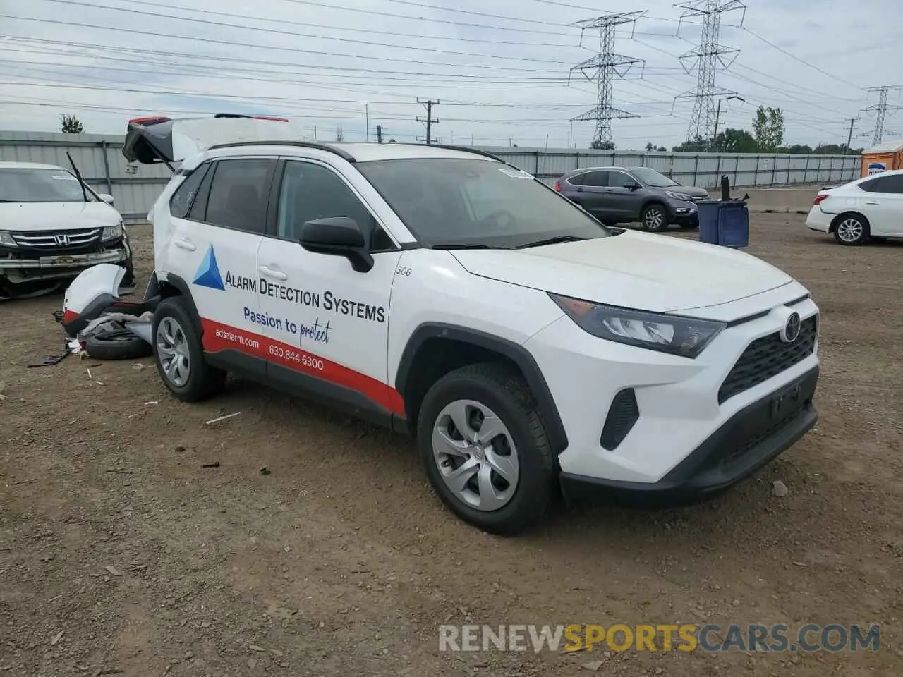 4 Фотография поврежденного автомобиля 2T3F1RFVXMC223647 TOYOTA RAV4 2021