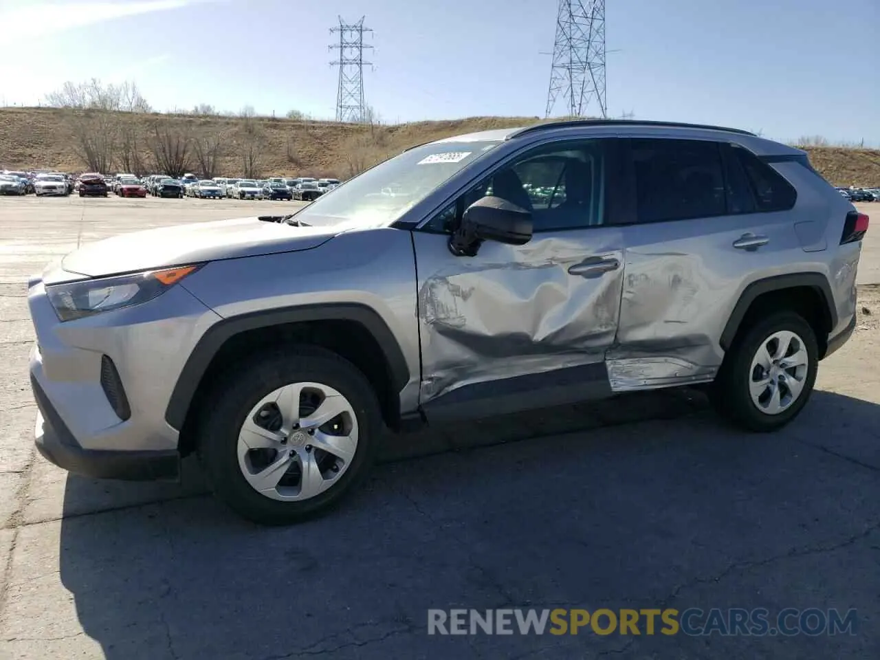1 Photograph of a damaged car 2T3F1RFVXMW155865 TOYOTA RAV4 2021