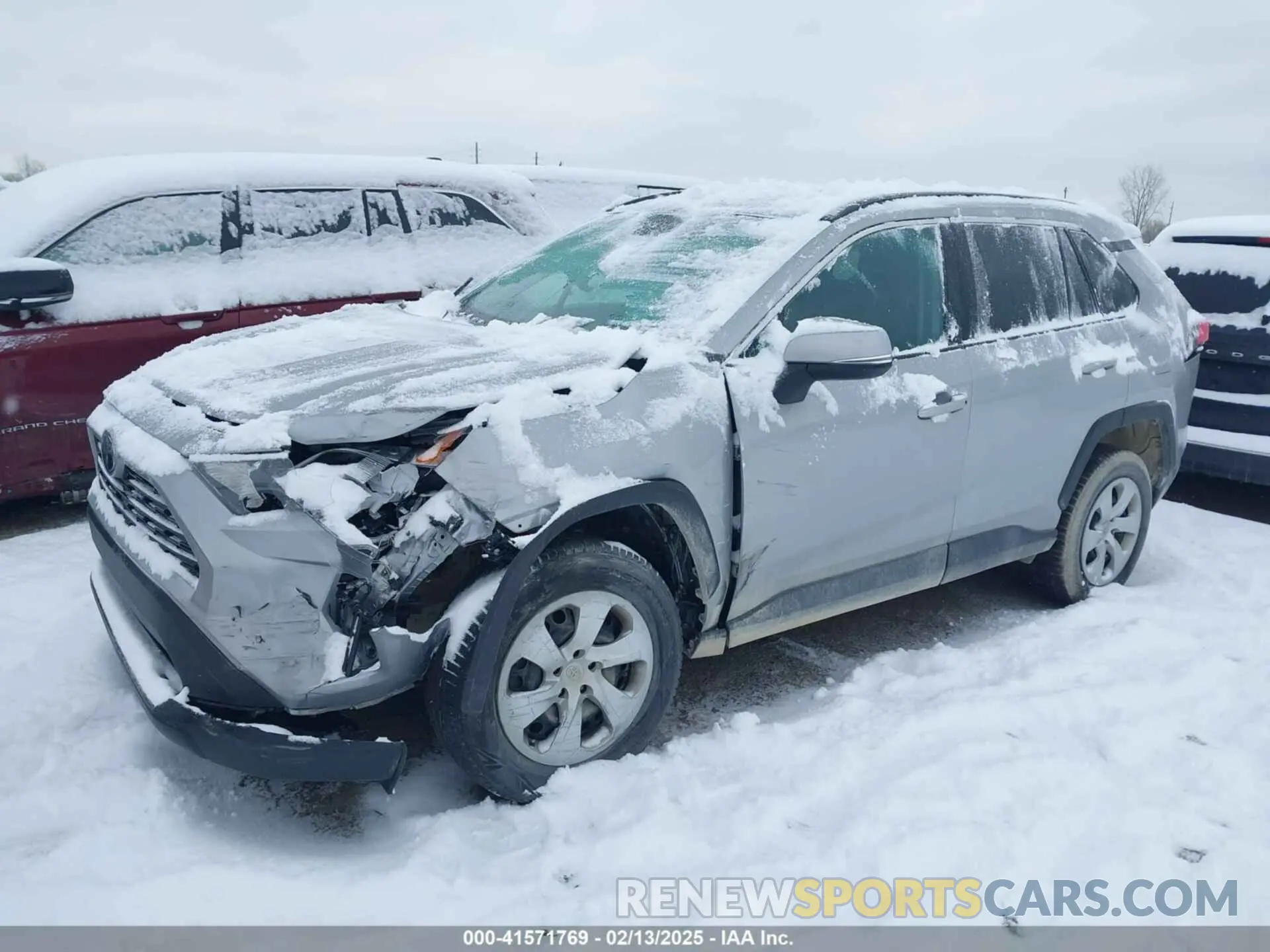 2 Photograph of a damaged car 2T3G1RFV0MW187261 TOYOTA RAV4 2021