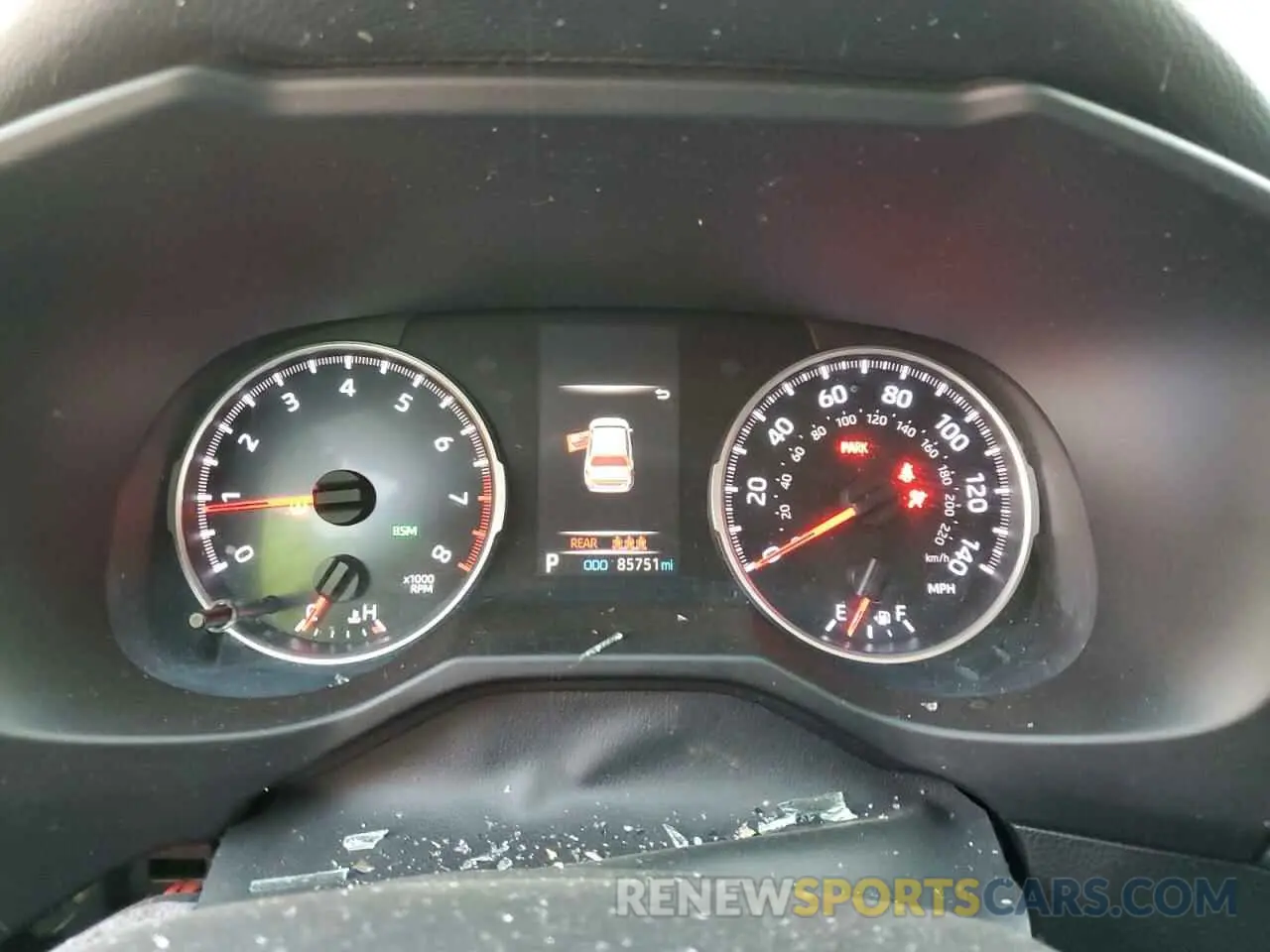 9 Фотография поврежденного автомобиля 2T3G1RFV2MC166011 TOYOTA RAV4 2021