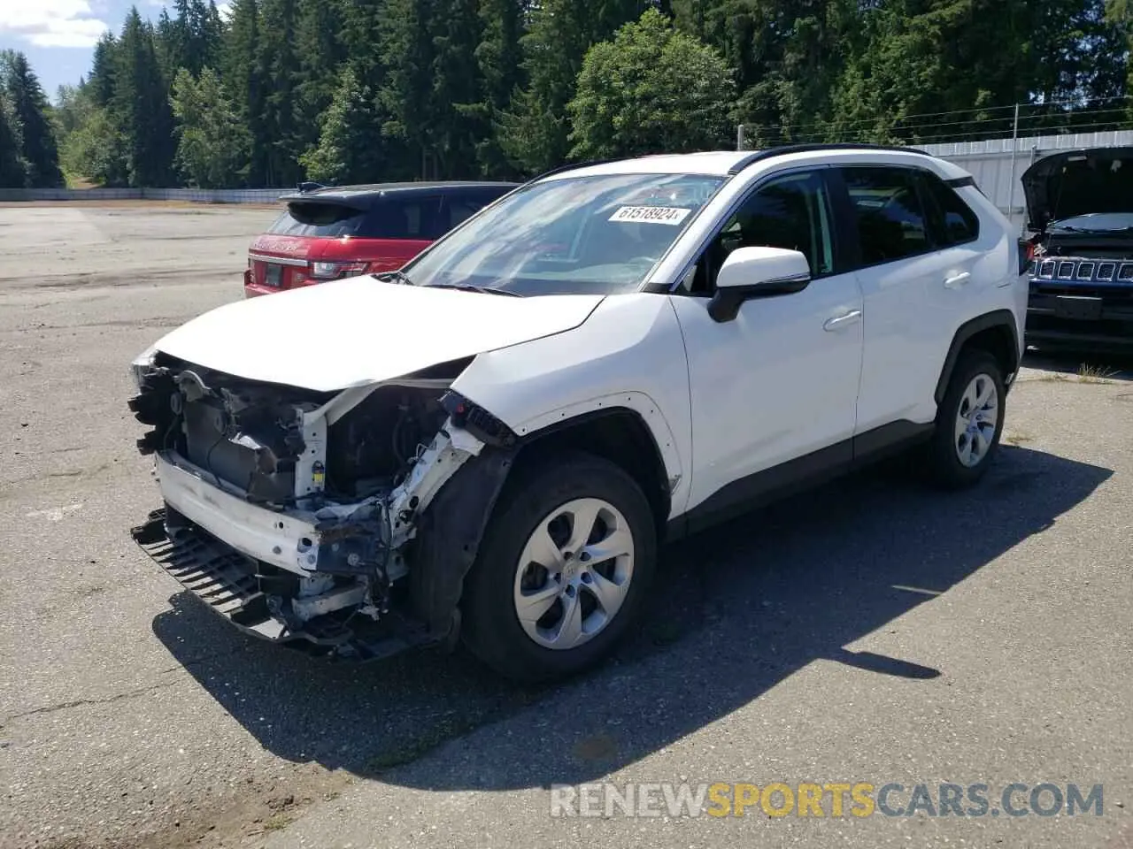 1 Photograph of a damaged car 2T3G1RFV3MC188101 TOYOTA RAV4 2021