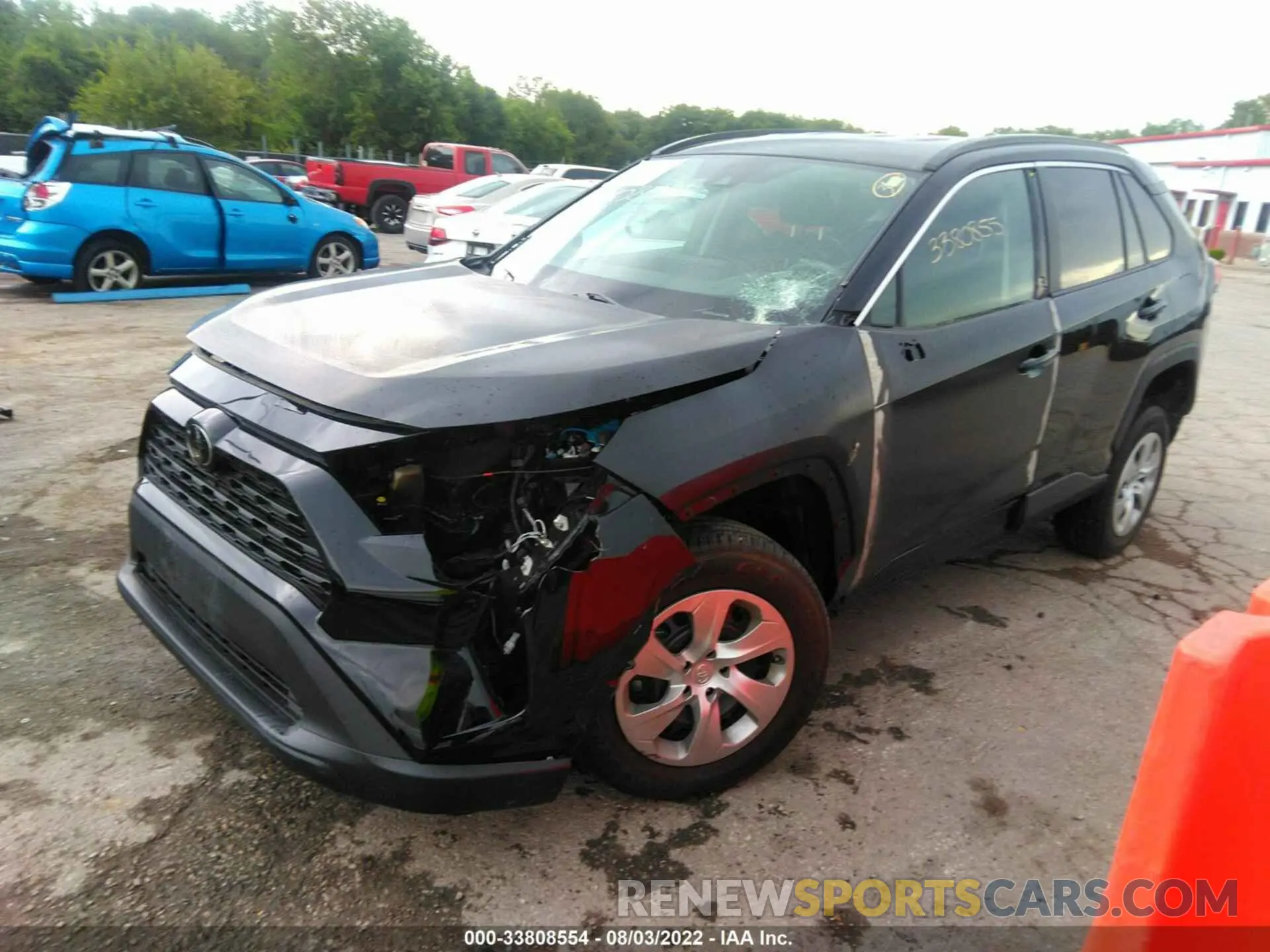 2 Photograph of a damaged car 2T3G1RFV3MW144758 TOYOTA RAV4 2021
