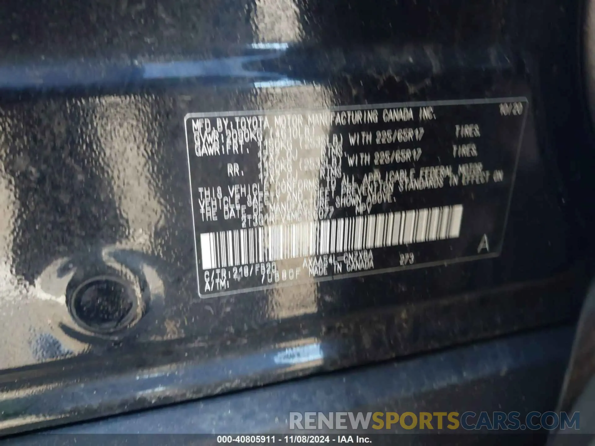 9 Photograph of a damaged car 2T3G1RFV4MC156077 TOYOTA RAV4 2021