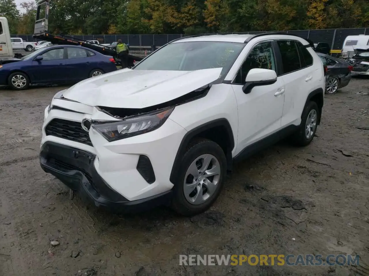 2 Photograph of a damaged car 2T3G1RFV4MC170576 TOYOTA RAV4 2021