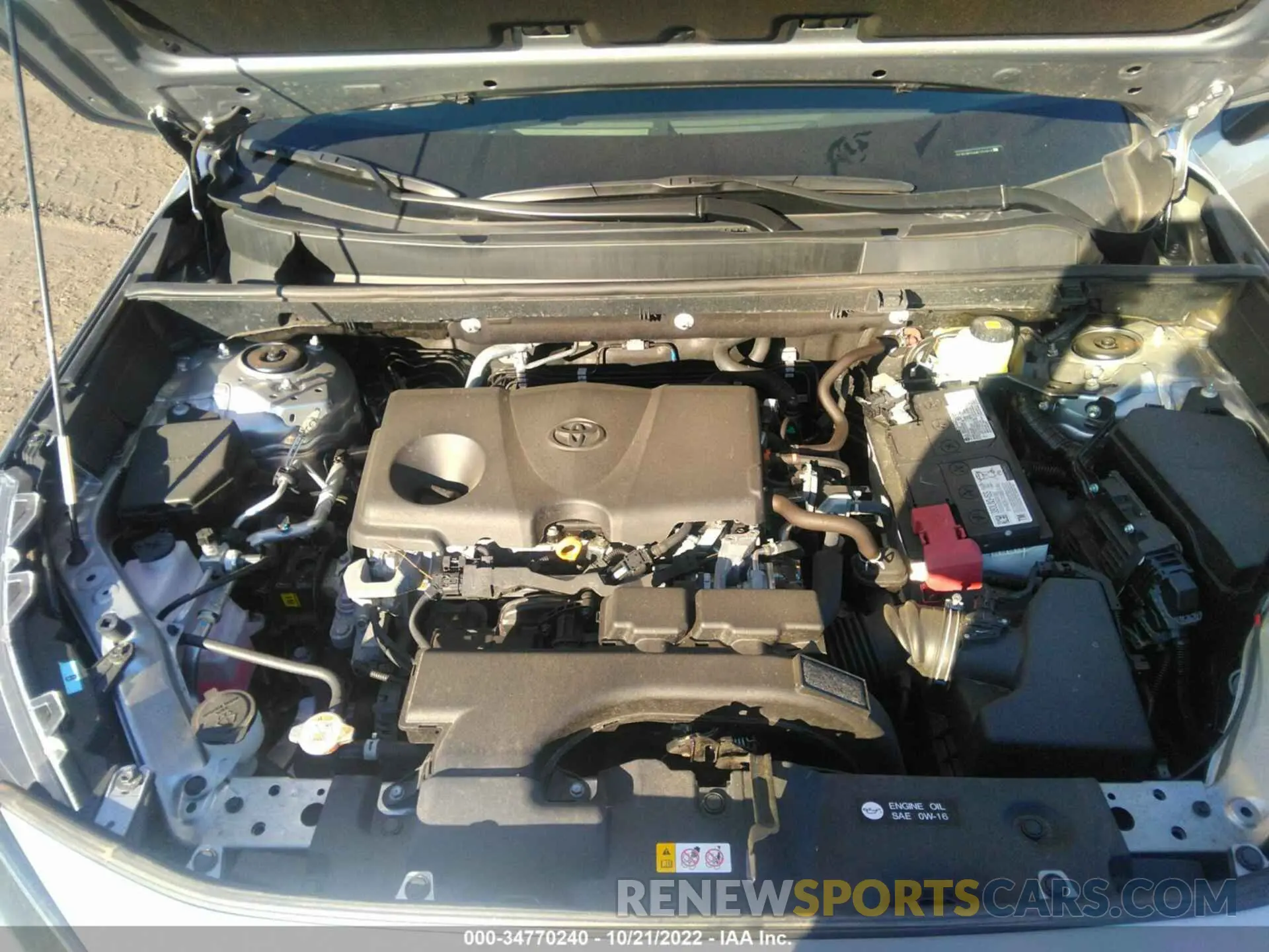 10 Фотография поврежденного автомобиля 2T3G1RFV4MC251917 TOYOTA RAV4 2021