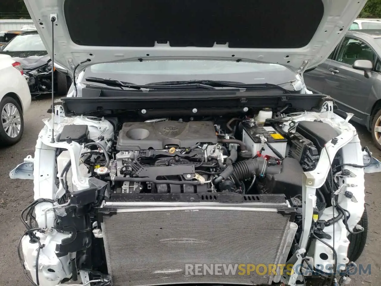 7 Фотография поврежденного автомобиля 2T3G1RFV5MW216169 TOYOTA RAV4 2021