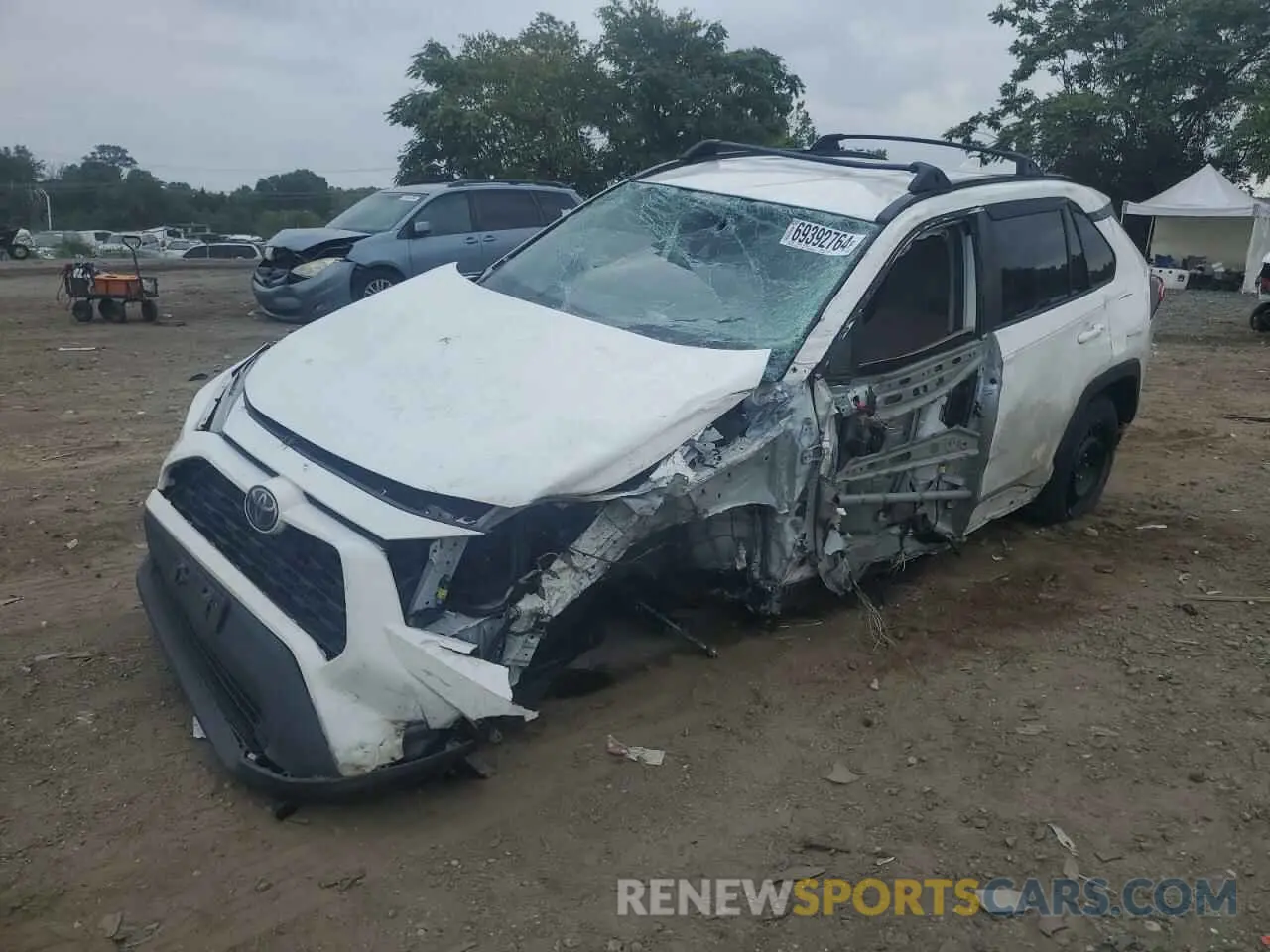 1 Фотография поврежденного автомобиля 2T3G1RFVXMC166869 TOYOTA RAV4 2021