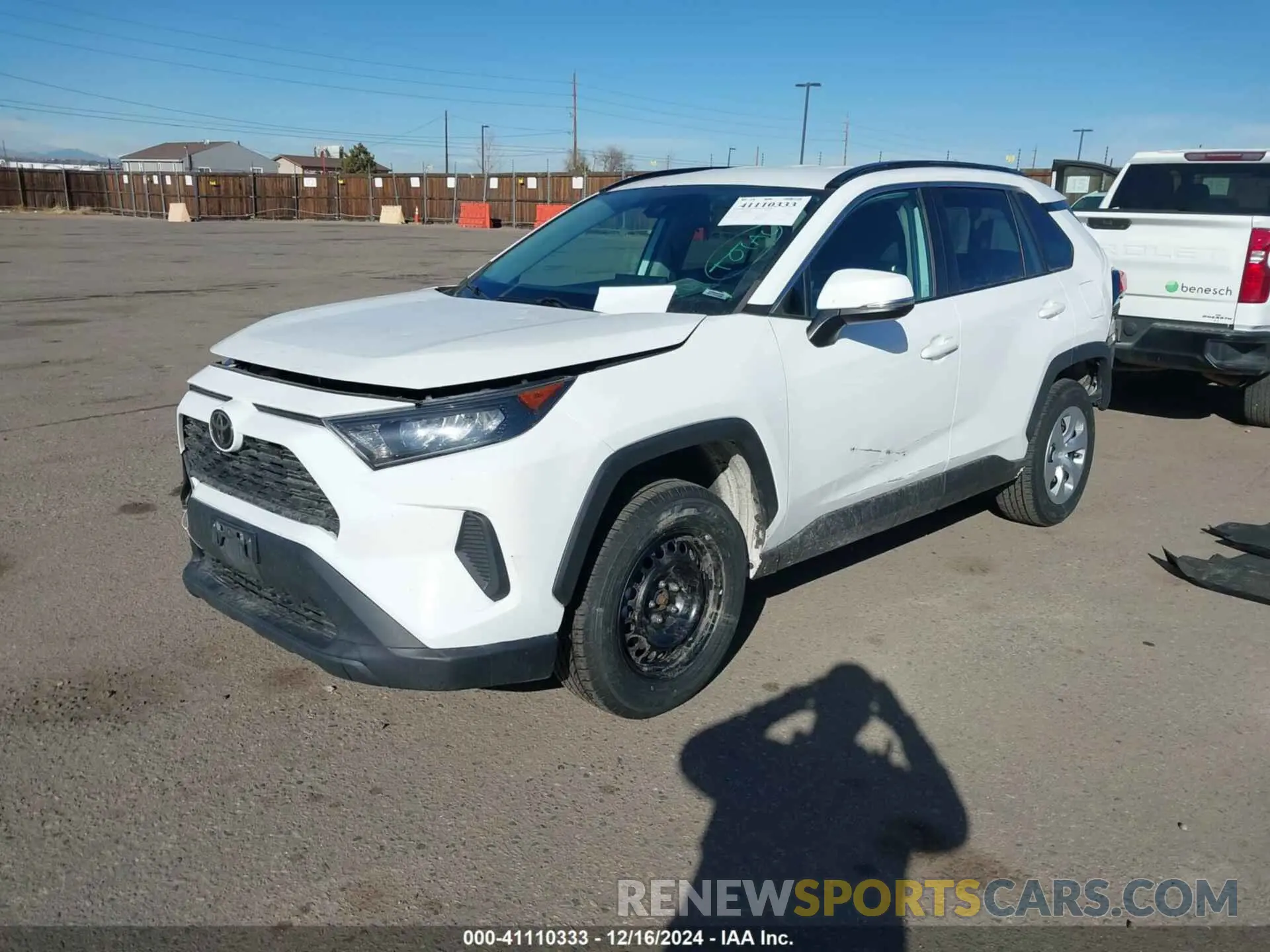2 Фотография поврежденного автомобиля 2T3G1RFVXMC218274 TOYOTA RAV4 2021