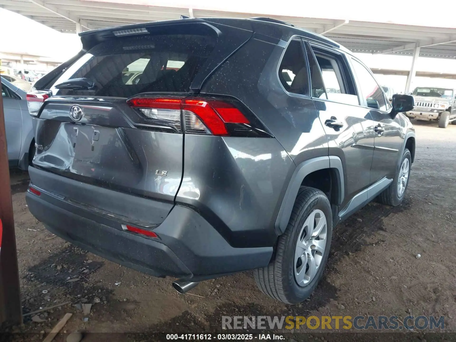 4 Фотография поврежденного автомобиля 2T3H1RFV0MC099056 TOYOTA RAV4 2021