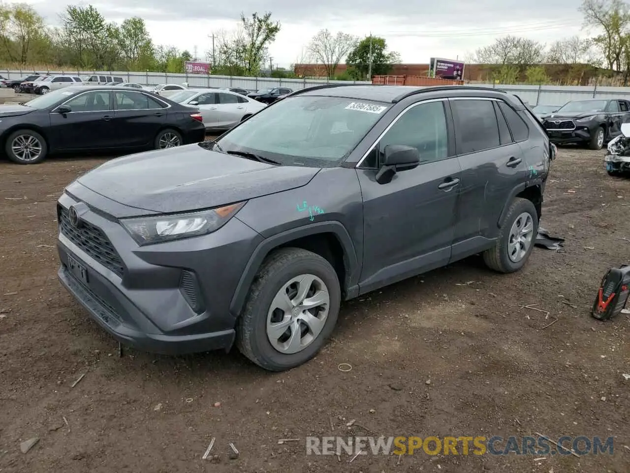 1 Photograph of a damaged car 2T3H1RFV0MC115434 TOYOTA RAV4 2021