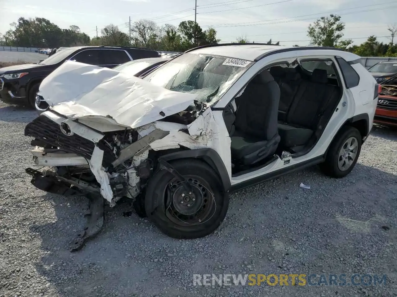 1 Фотография поврежденного автомобиля 2T3H1RFV0MC129771 TOYOTA RAV4 2021