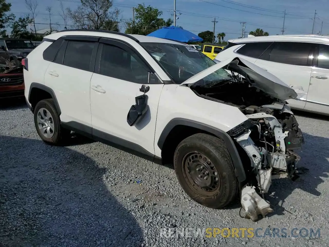 4 Фотография поврежденного автомобиля 2T3H1RFV0MC129771 TOYOTA RAV4 2021