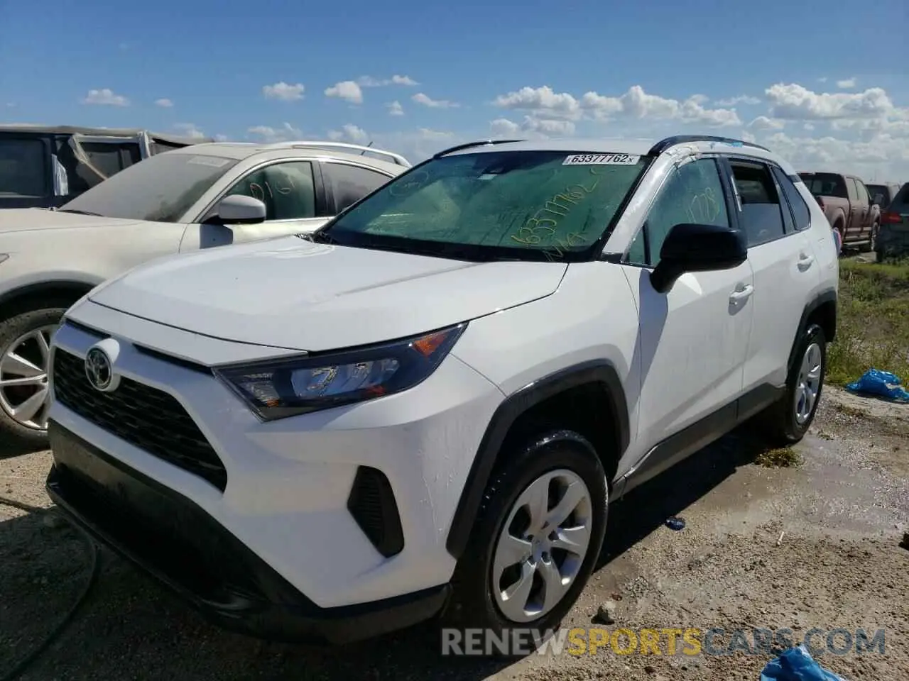 2 Фотография поврежденного автомобиля 2T3H1RFV0MC172457 TOYOTA RAV4 2021
