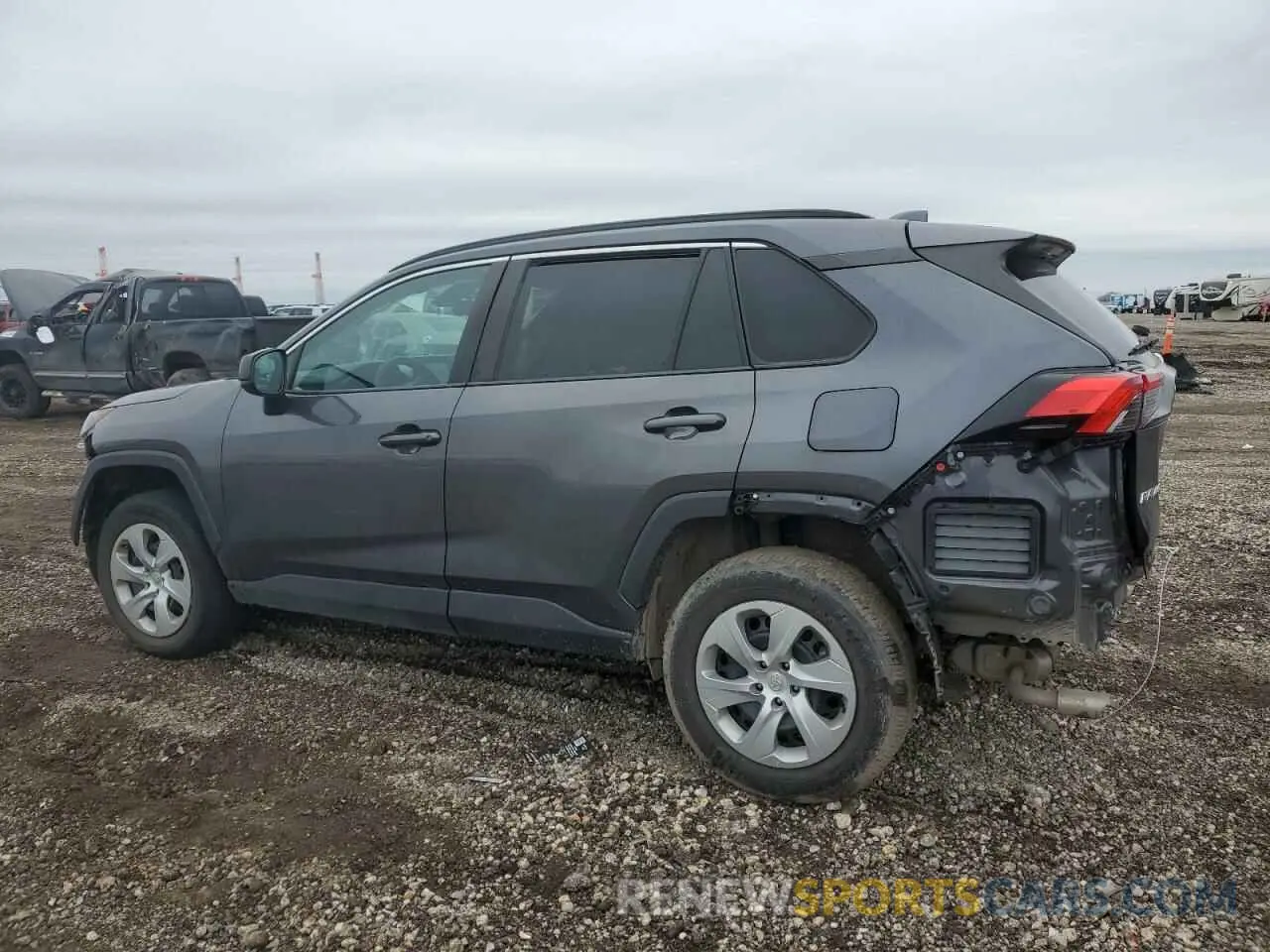 2 Photograph of a damaged car 2T3H1RFV1MW136324 TOYOTA RAV4 2021
