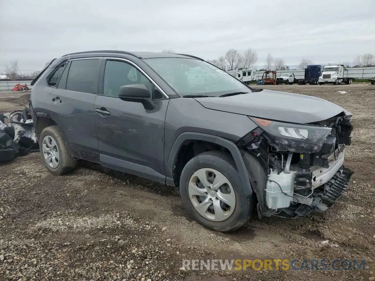 4 Photograph of a damaged car 2T3H1RFV1MW136324 TOYOTA RAV4 2021