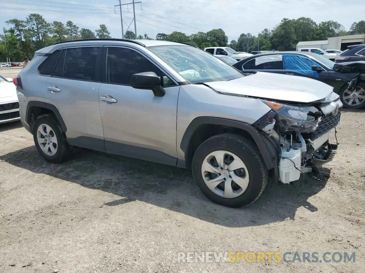 4 Фотография поврежденного автомобиля 2T3H1RFV2MC107044 TOYOTA RAV4 2021