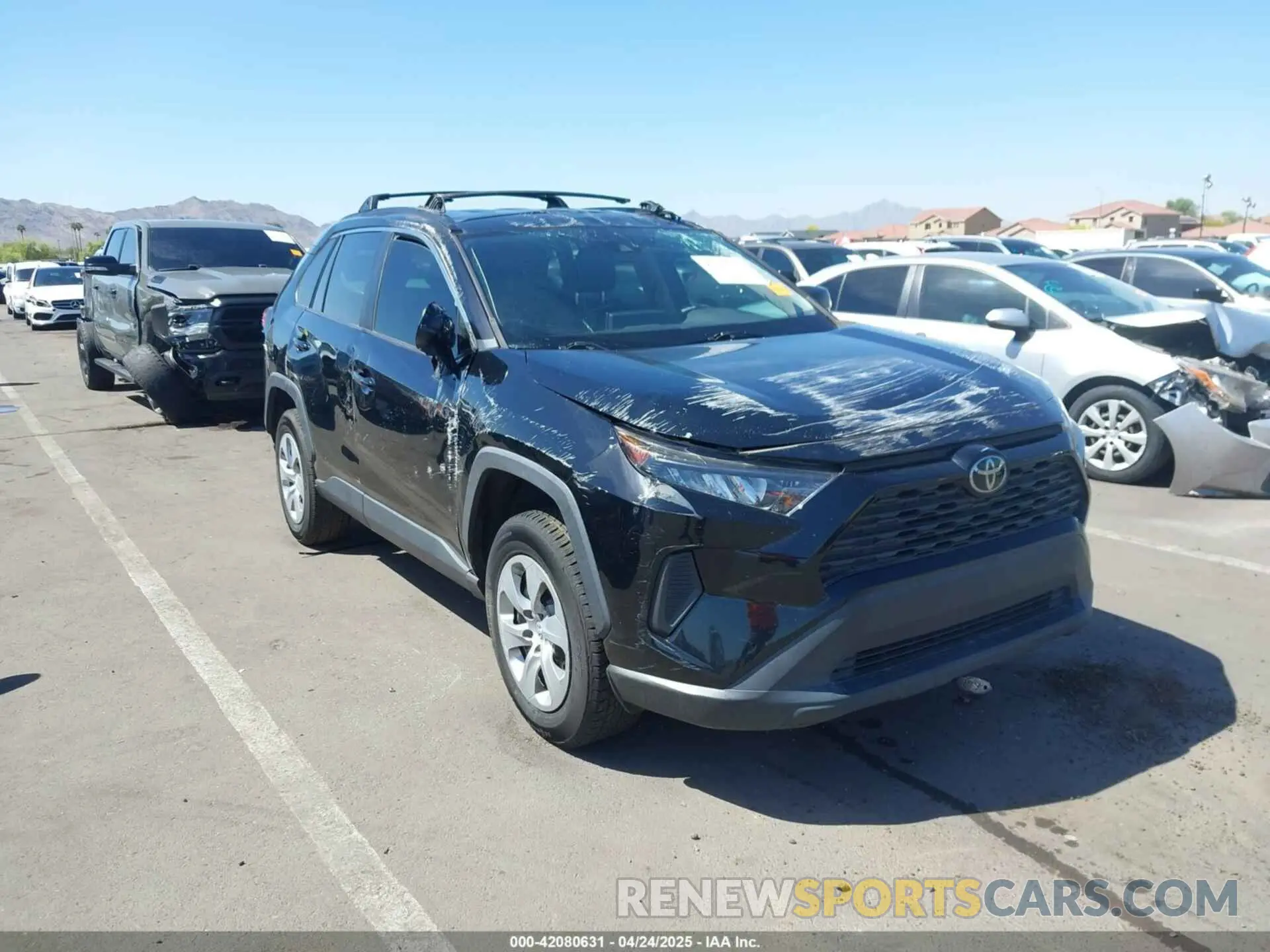 1 Фотография поврежденного автомобиля 2T3H1RFV2MC134521 TOYOTA RAV4 2021