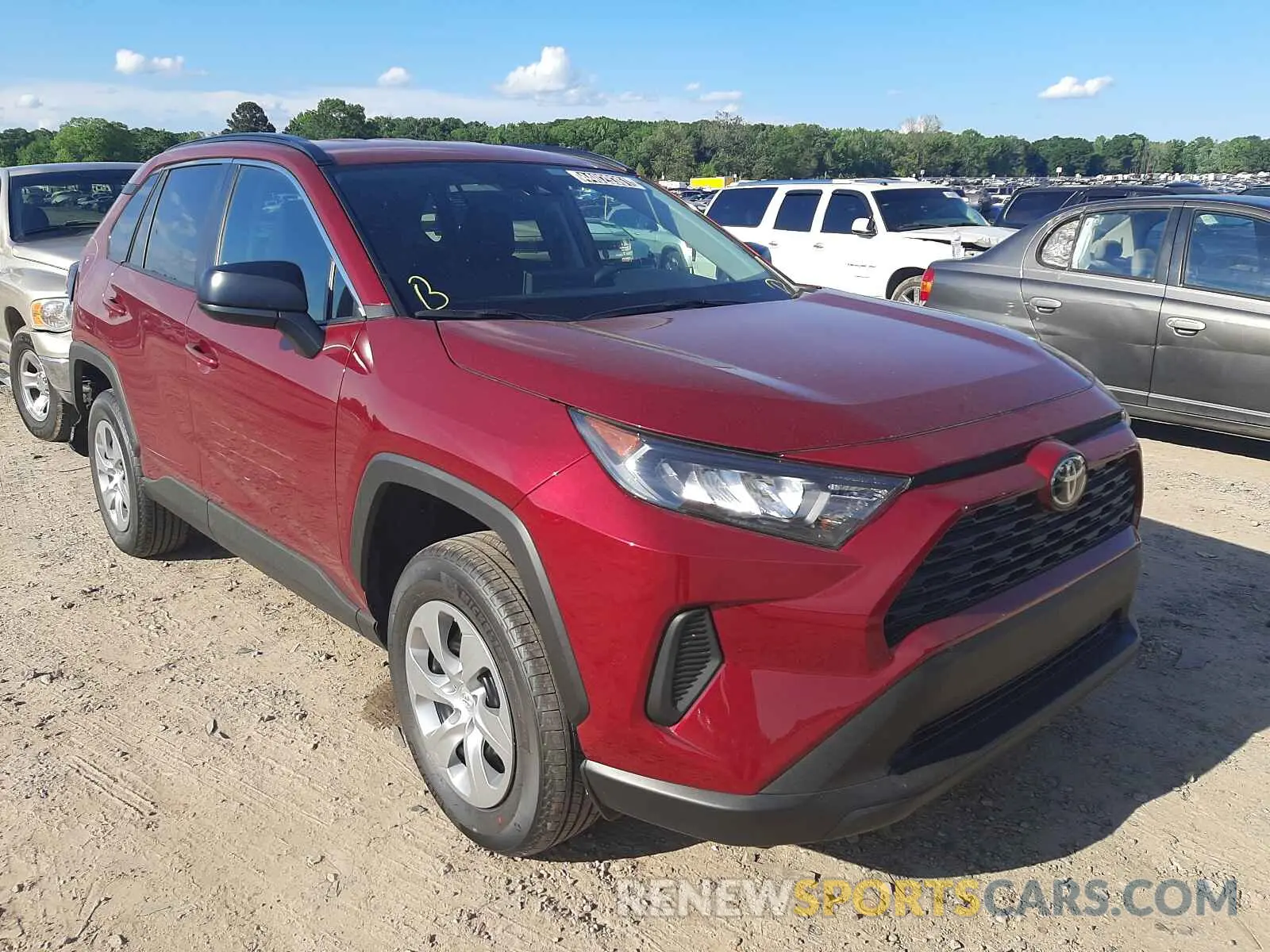 1 Photograph of a damaged car 2T3H1RFV2MW144707 TOYOTA RAV4 2021