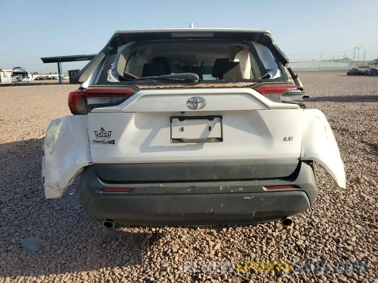 6 Photograph of a damaged car 2T3H1RFV3MC093042 TOYOTA RAV4 2021
