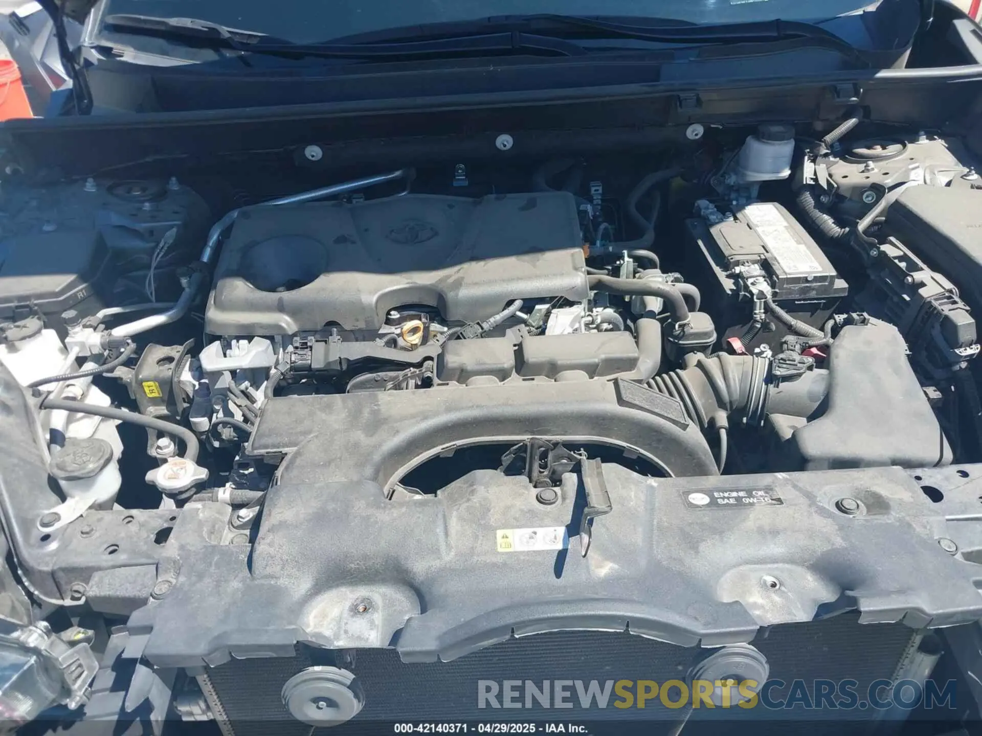10 Фотография поврежденного автомобиля 2T3H1RFV3MW133201 TOYOTA RAV4 2021