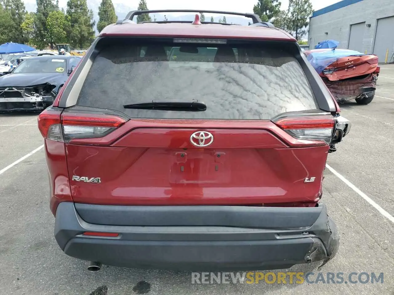 6 Фотография поврежденного автомобиля 2T3H1RFV3MW133621 TOYOTA RAV4 2021