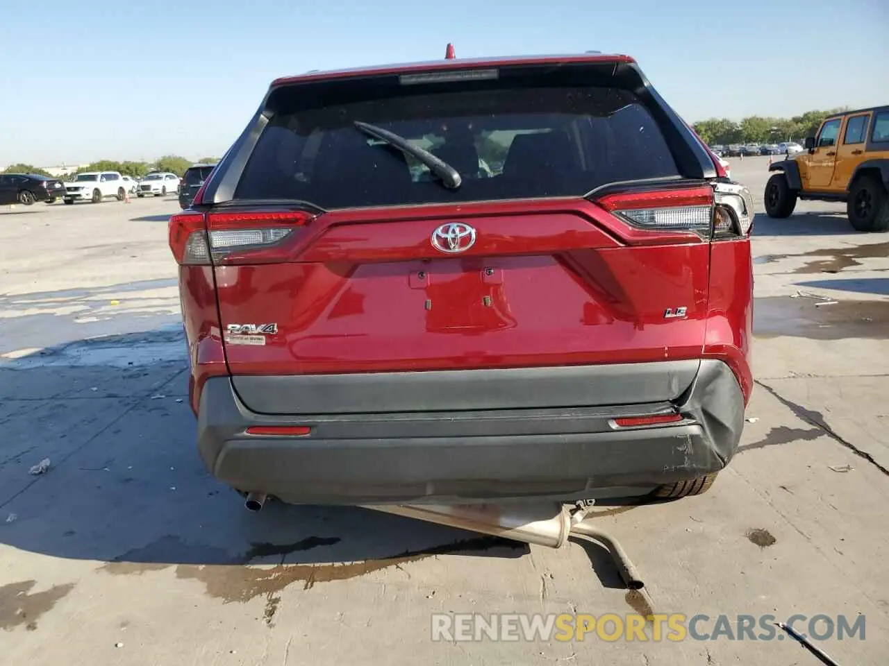 6 Фотография поврежденного автомобиля 2T3H1RFV3MW136549 TOYOTA RAV4 2021