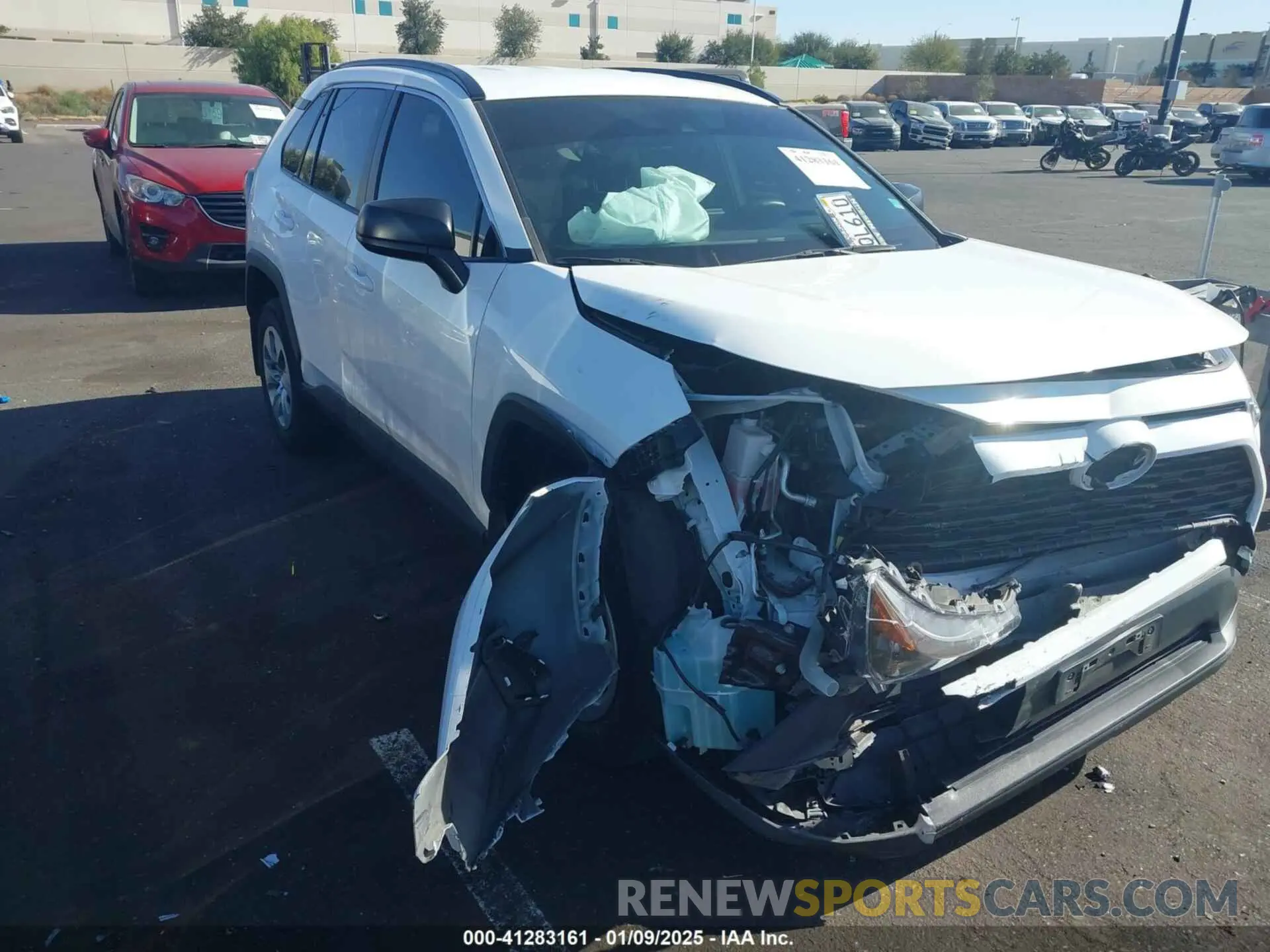 1 Фотография поврежденного автомобиля 2T3H1RFV3MW166926 TOYOTA RAV4 2021