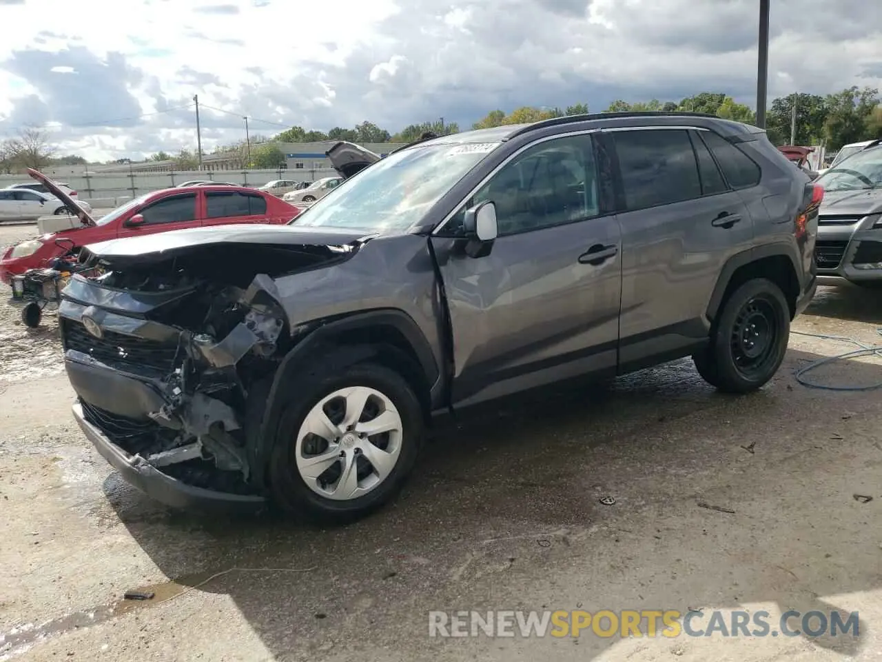 1 Фотография поврежденного автомобиля 2T3H1RFV4MC113931 TOYOTA RAV4 2021