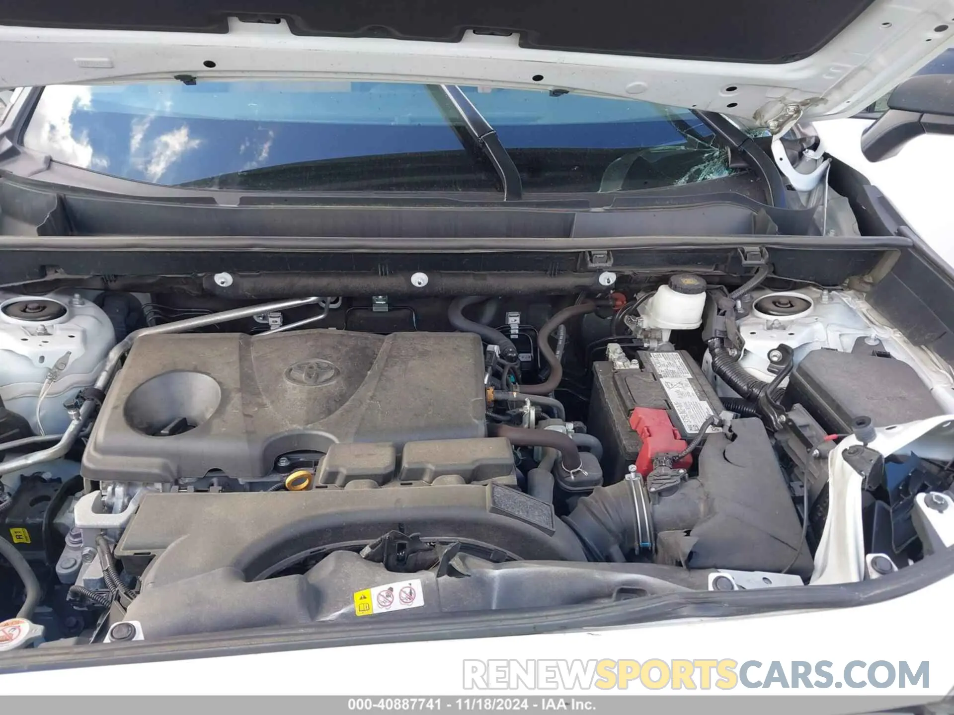 10 Фотография поврежденного автомобиля 2T3H1RFV4MC154575 TOYOTA RAV4 2021