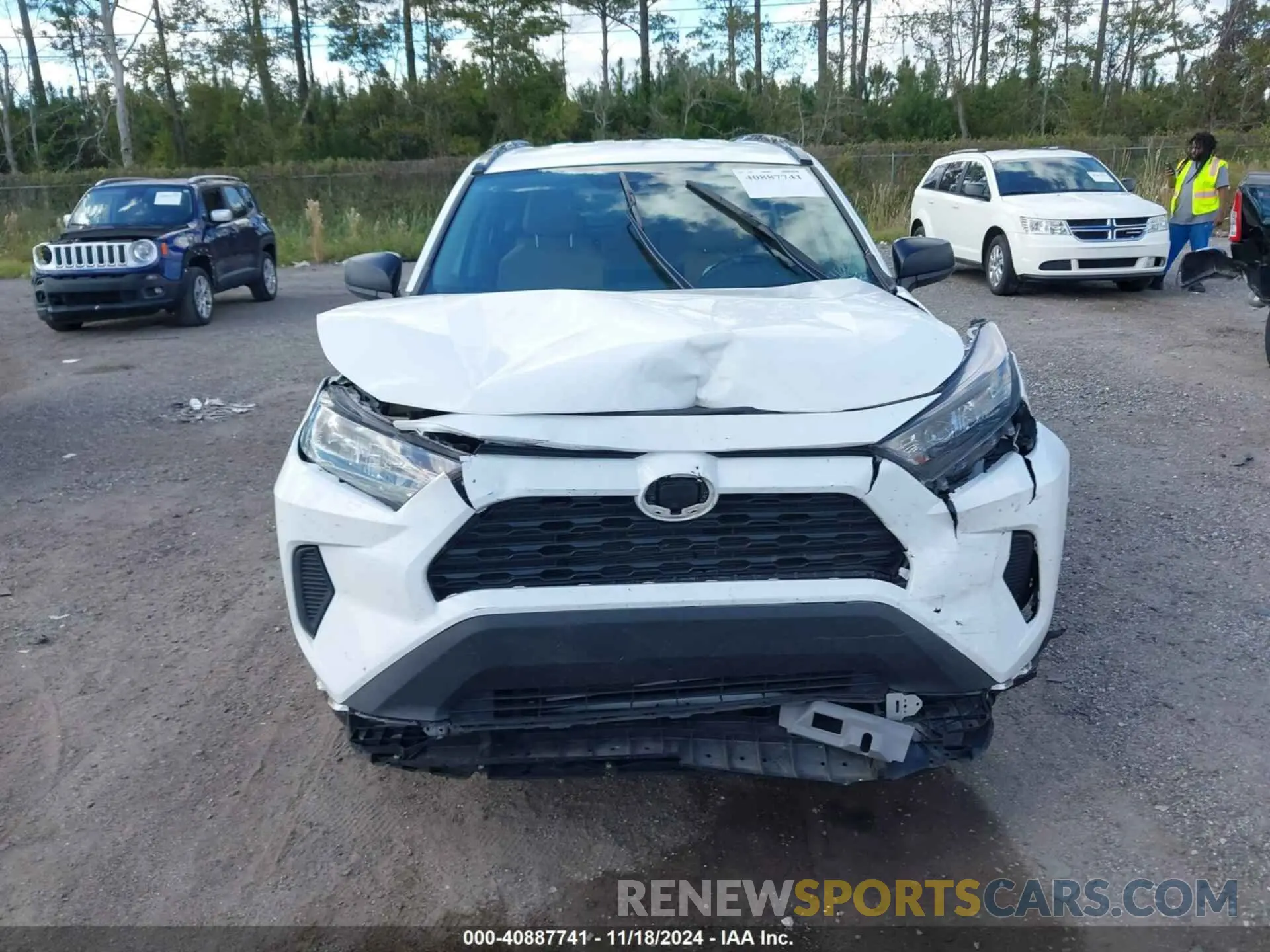 12 Фотография поврежденного автомобиля 2T3H1RFV4MC154575 TOYOTA RAV4 2021