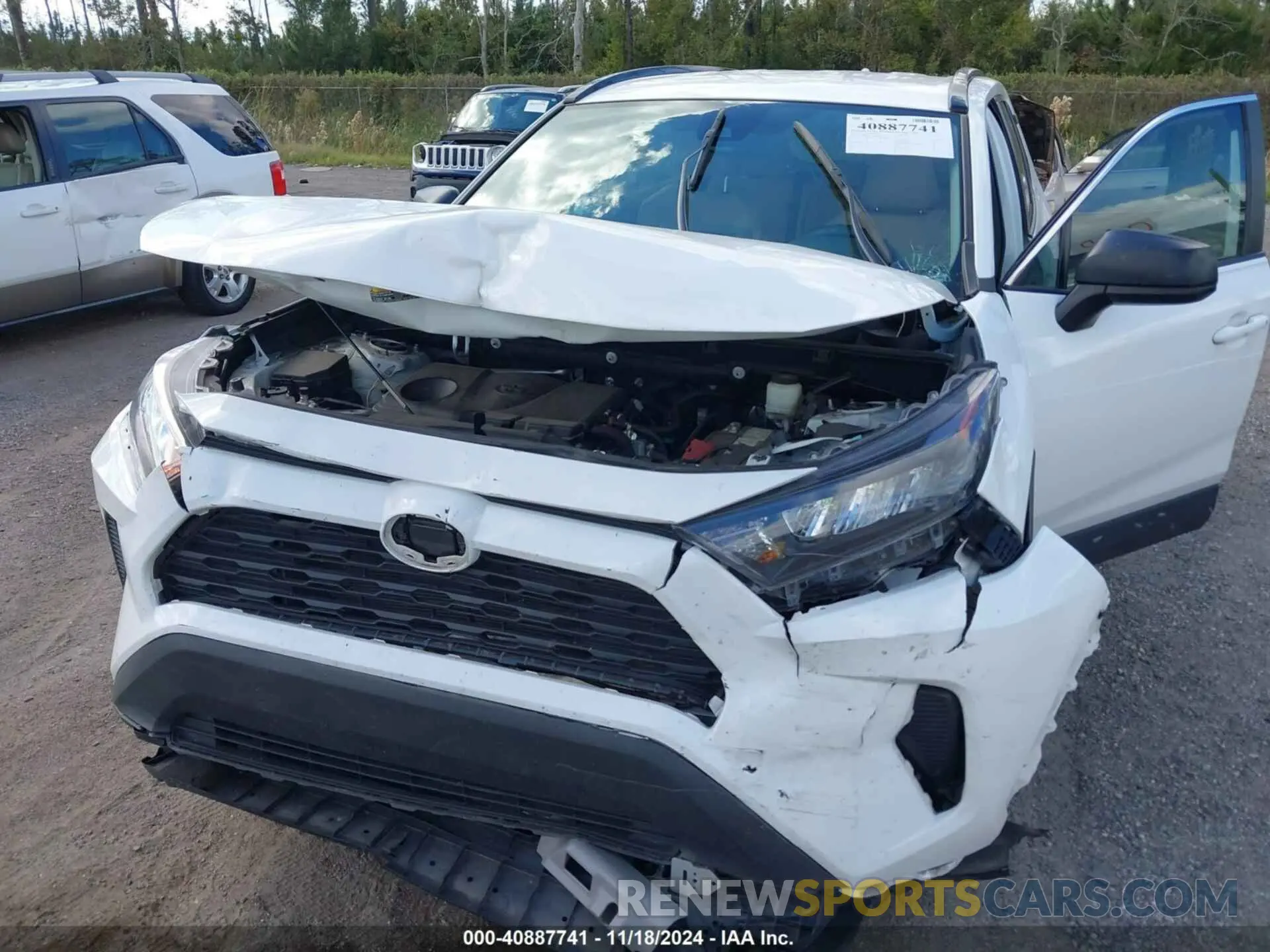 6 Фотография поврежденного автомобиля 2T3H1RFV4MC154575 TOYOTA RAV4 2021